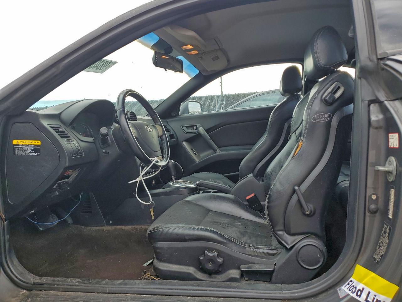 2007 Hyundai Tiburon Gt Gray vin: KMHHN66F77U238624