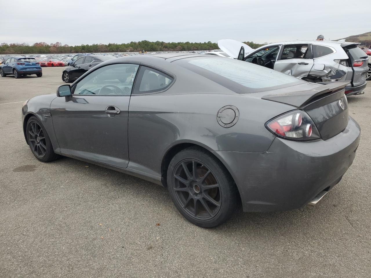 2007 Hyundai Tiburon Gt Серый vin: KMHHN66F87U245615