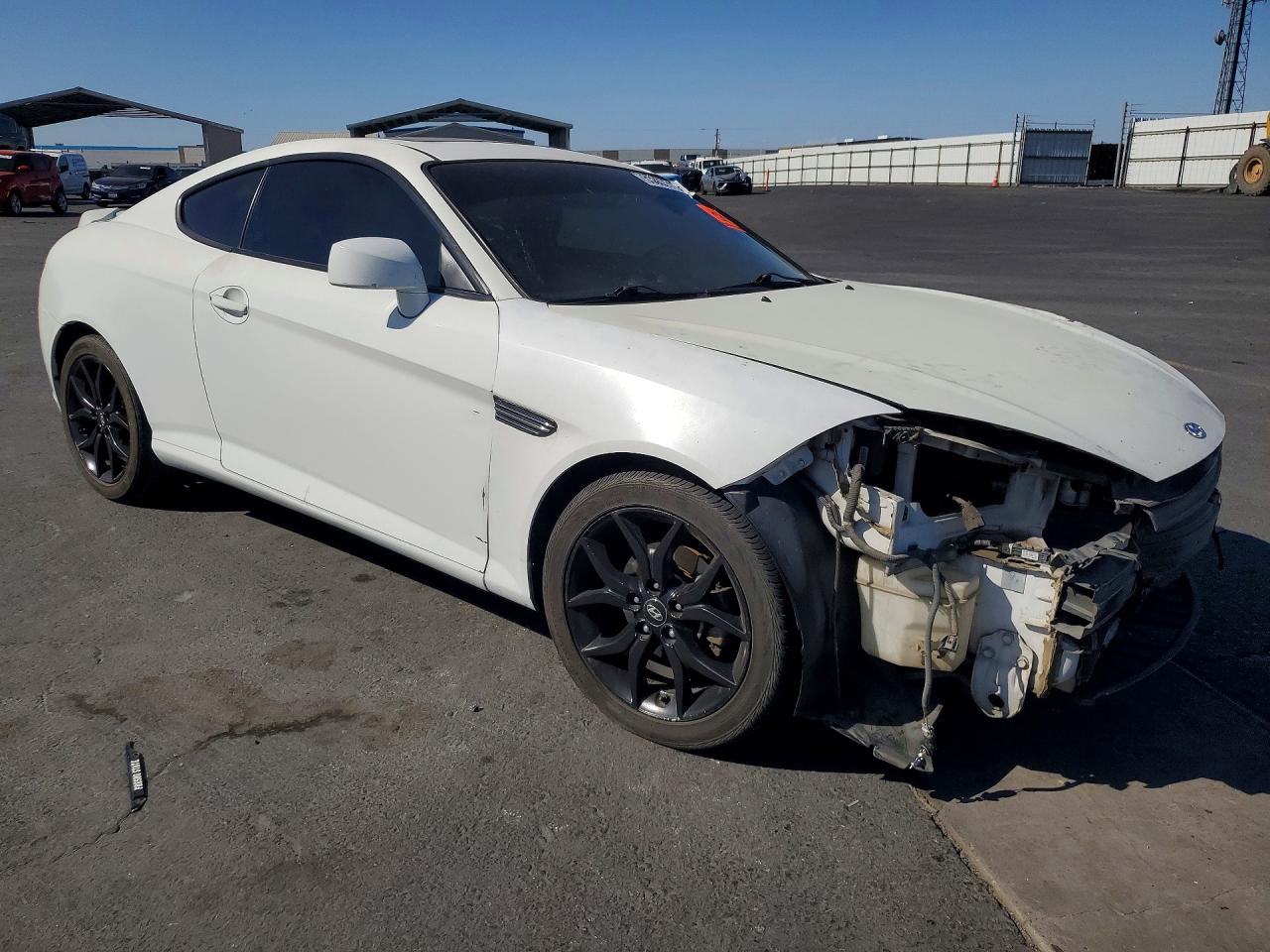 2007 Hyundai Tiburon Gt White vin: KMHHN66F87U258865