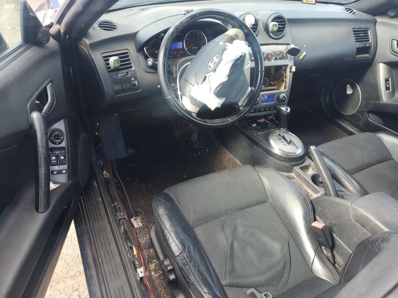 2007 Hyundai Tiburon Gt Blue vin: KMHHN66F97U256039