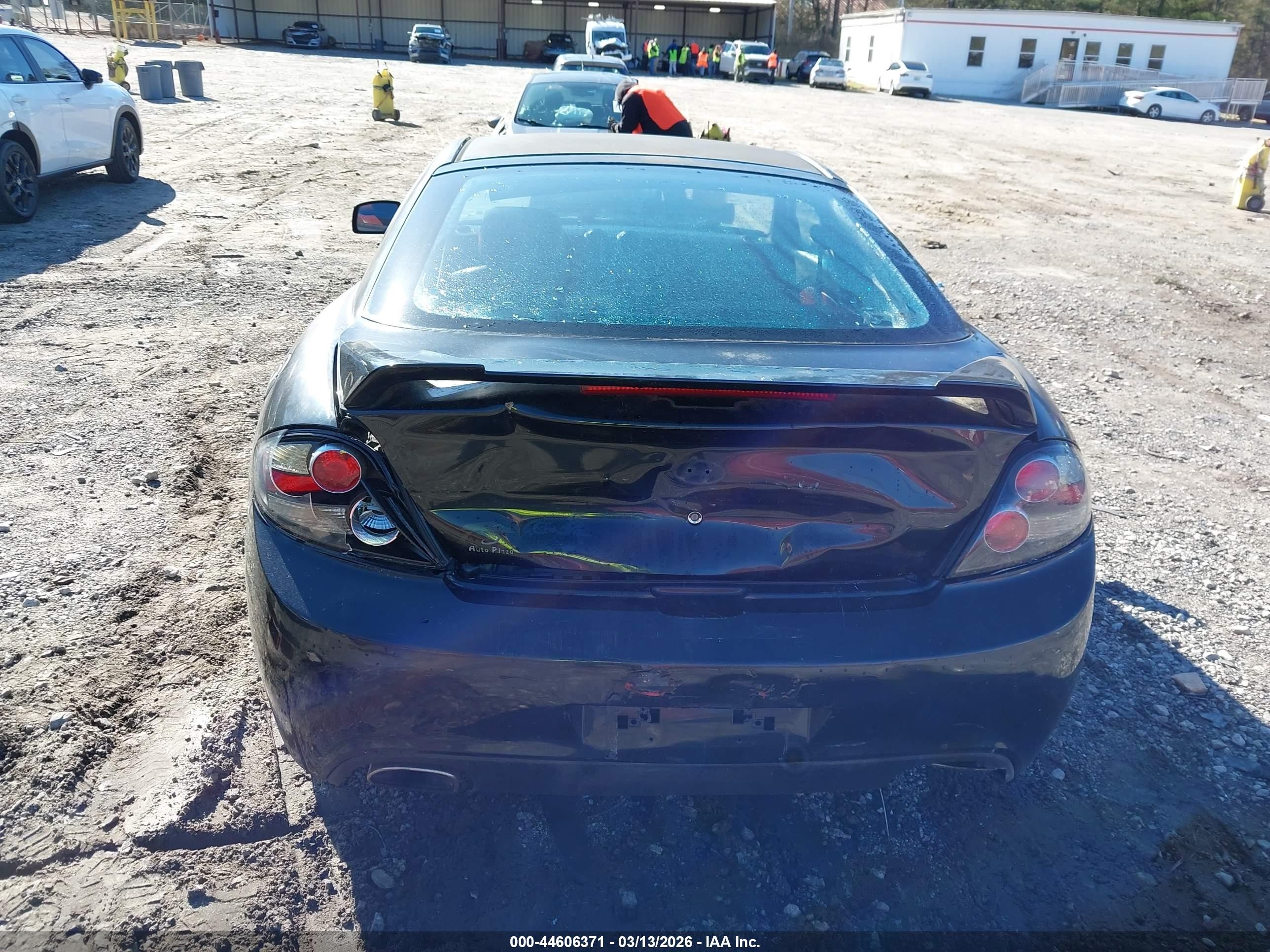 2007 Hyundai Tiburon Gt/gt Limited/se Black vin: KMHHN66F97U259426