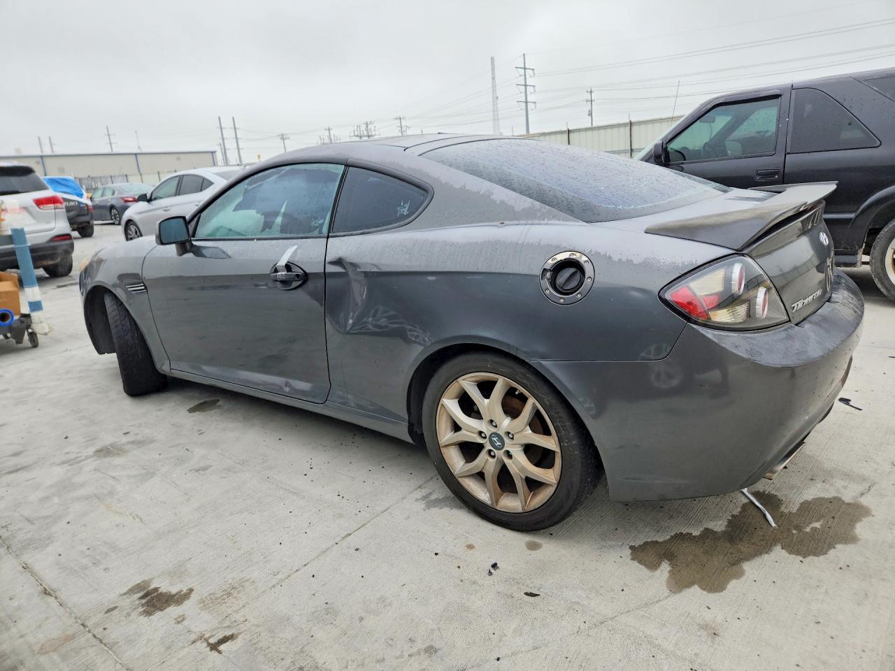 2007 Hyundai Tiburon Gt Серый vin: KMHHN66FX7U259922