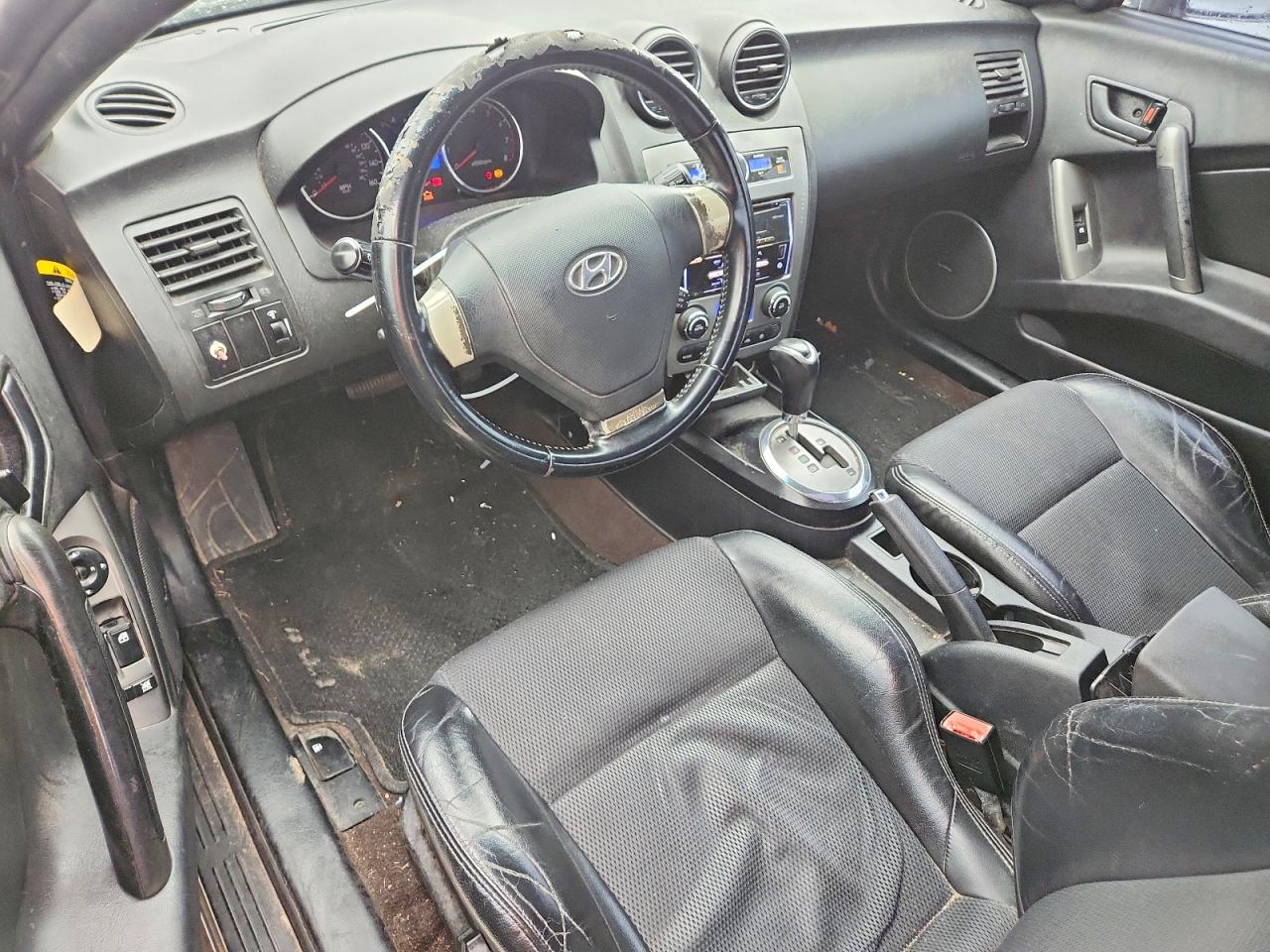 2007 Hyundai Tiburon Gt Серый vin: KMHHN66FX7U259922