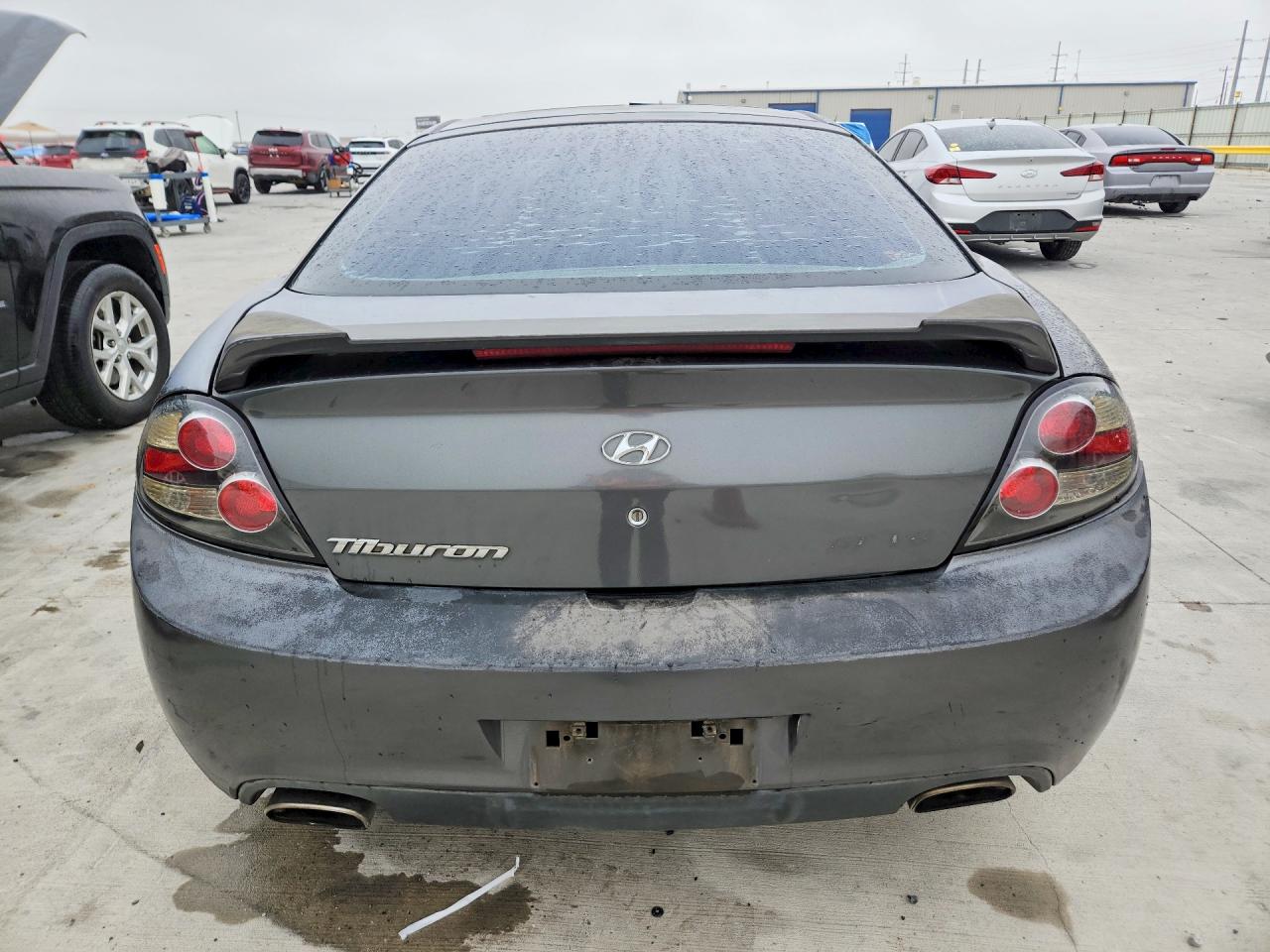 2007 Hyundai Tiburon Gt Серый vin: KMHHN66FX7U259922