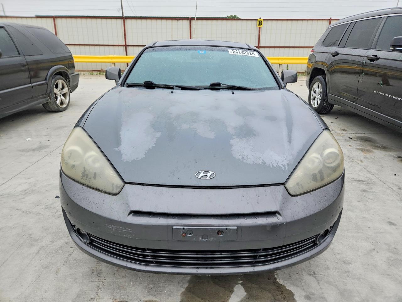 2007 Hyundai Tiburon Gt Серый vin: KMHHN66FX7U259922