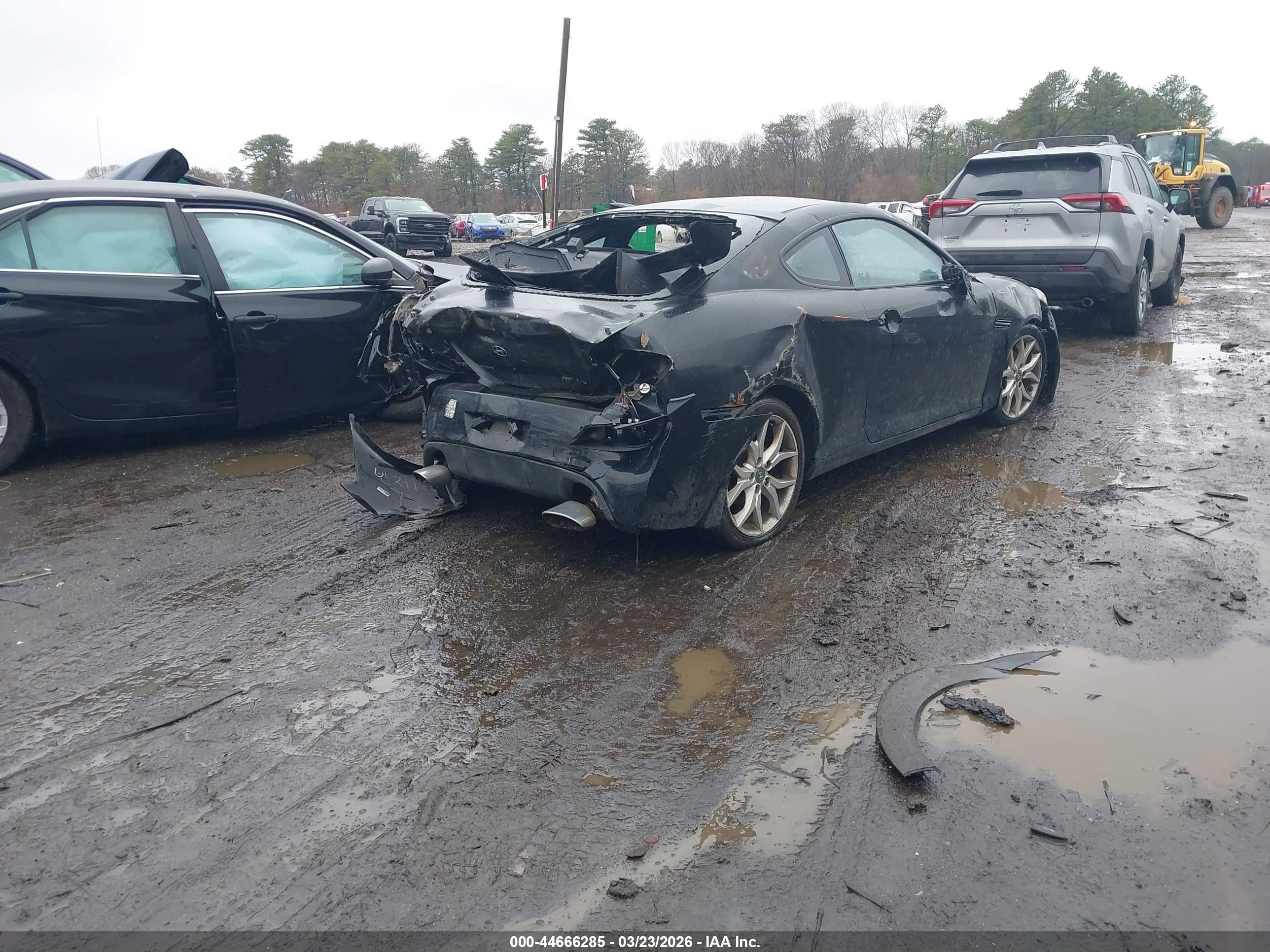 2008 Hyundai Tiburon Gt/gt Limited/se Black vin: KMHHN66FX8U262806