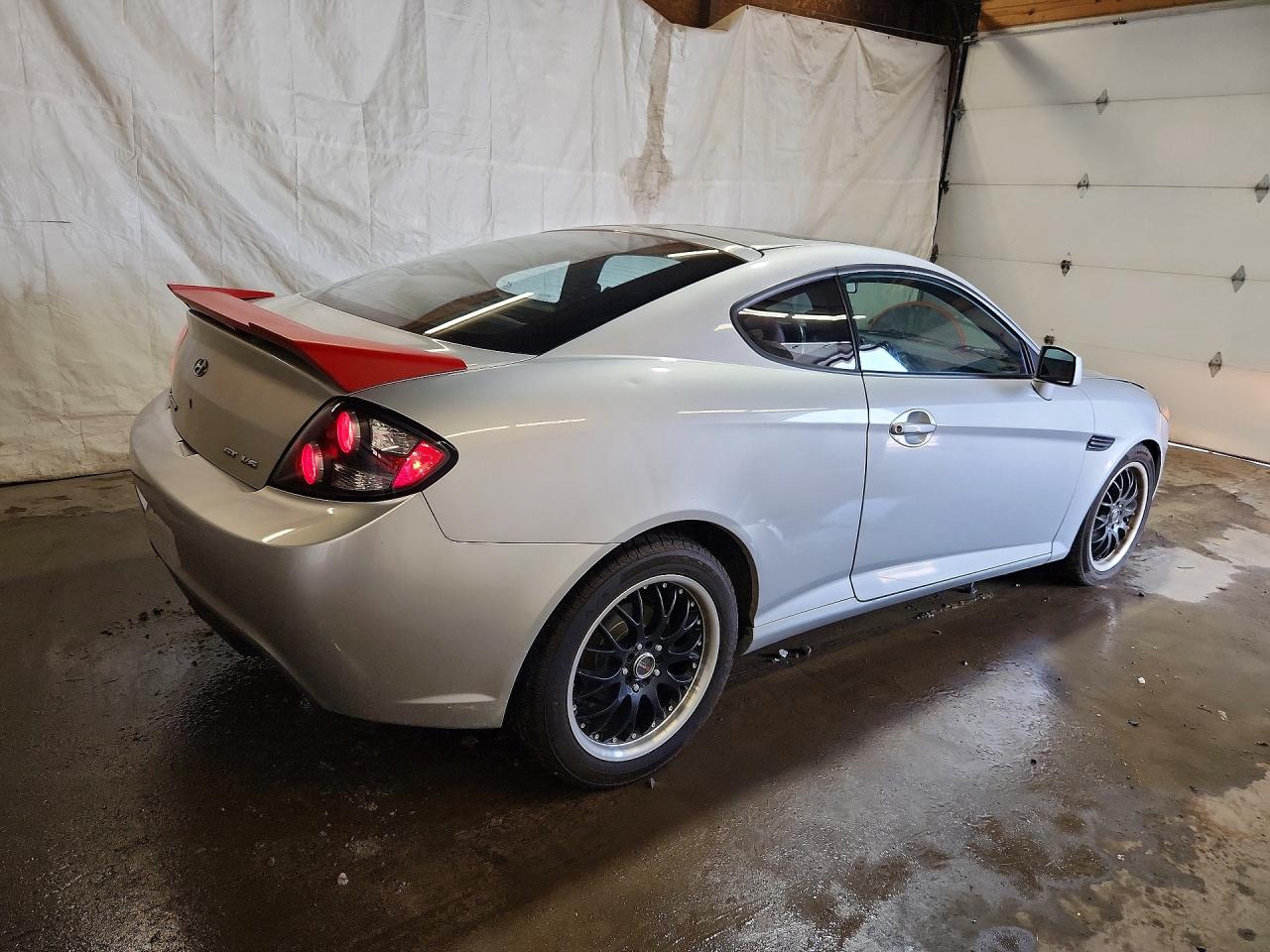 2008 Hyundai Tiburon Gt Silver vin: KMHHN66FX8U268461