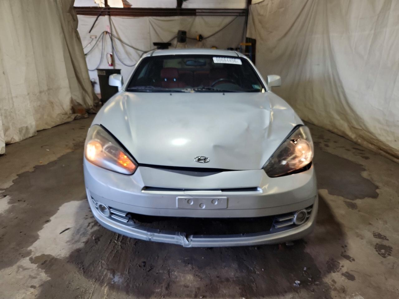 2008 Hyundai Tiburon Gt Silver vin: KMHHN66FX8U268461