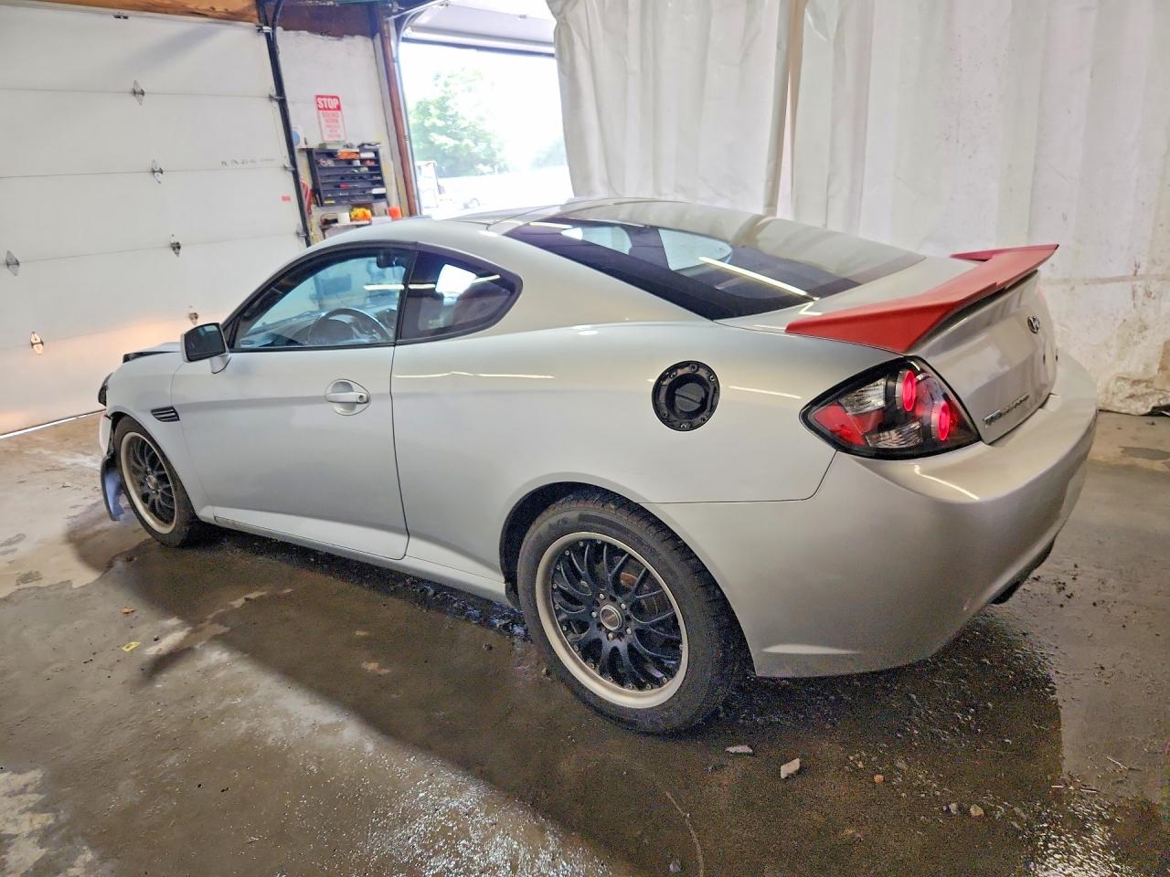 2008 Hyundai Tiburon Gt Silver vin: KMHHN66FX8U268461