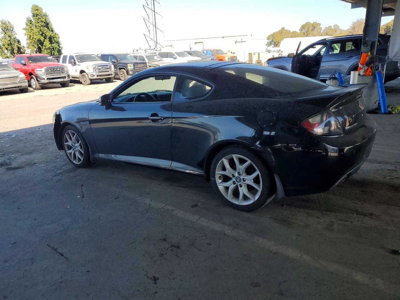 2008 Hyundai Tiburon Gt Черный vin: KMHHN66FX8U276138