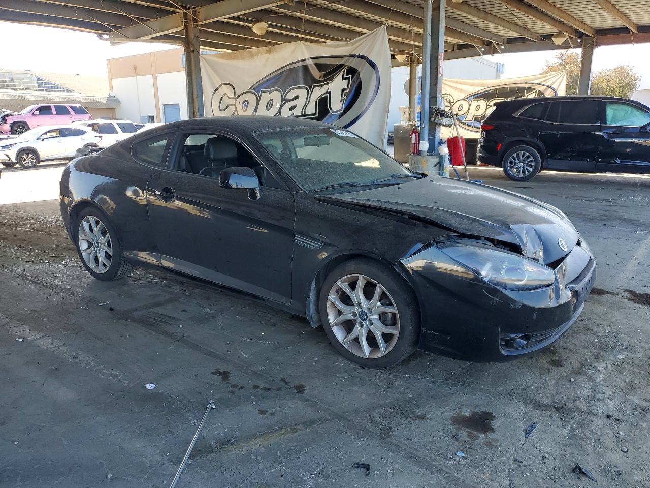 2008 Hyundai Tiburon Gt Черный vin: KMHHN66FX8U276138