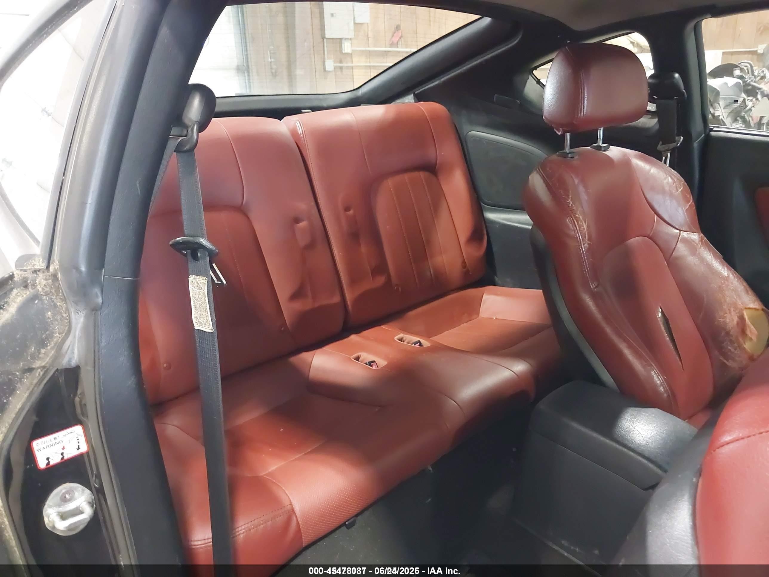 2008 Hyundai Tiburon Gt/gt Limited/se Черный vin: KMHHN66FX8U294266