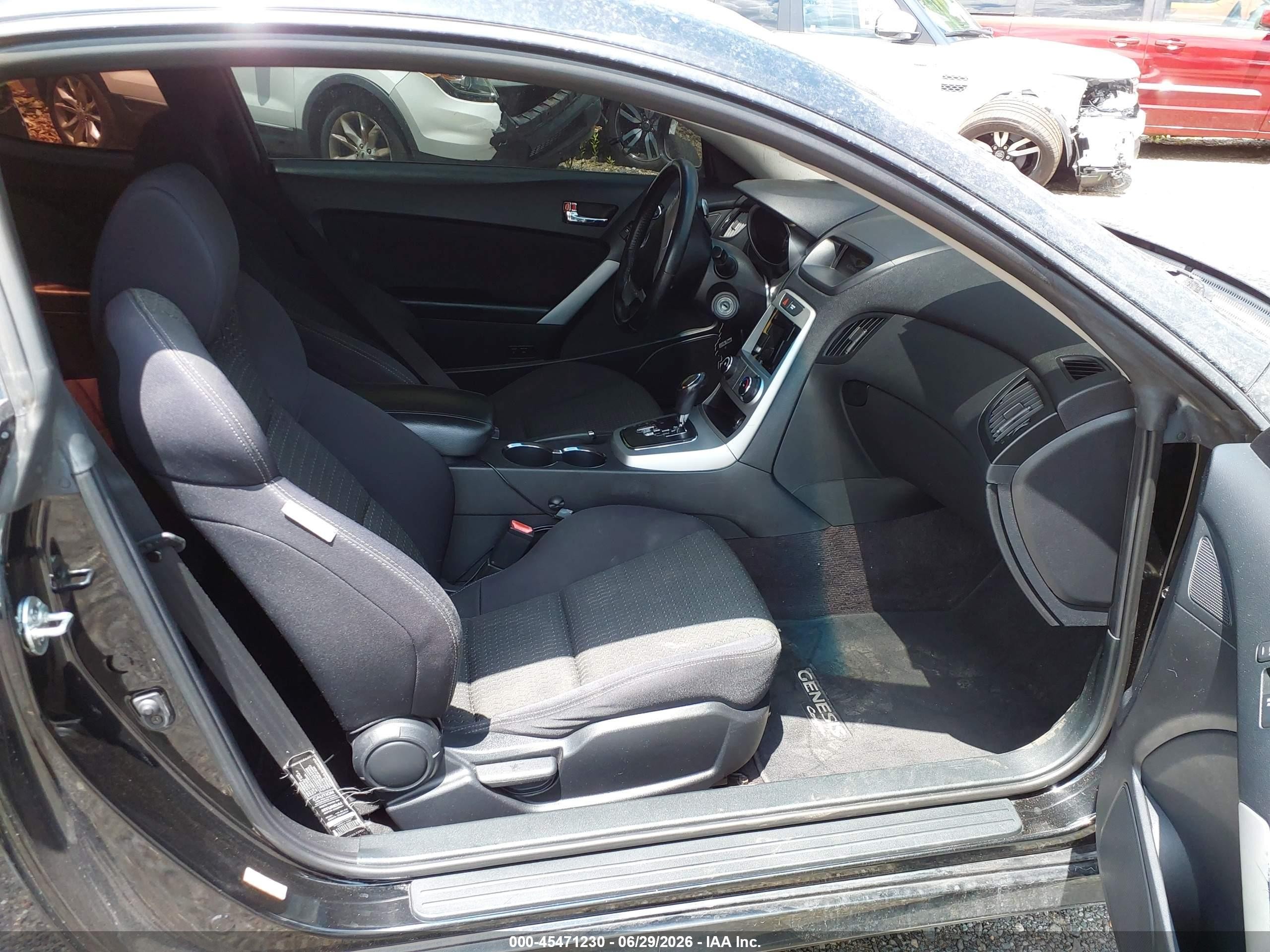 2010 Hyundai Genesis 2.0t Черный vin: KMHHT6KD0AU023233