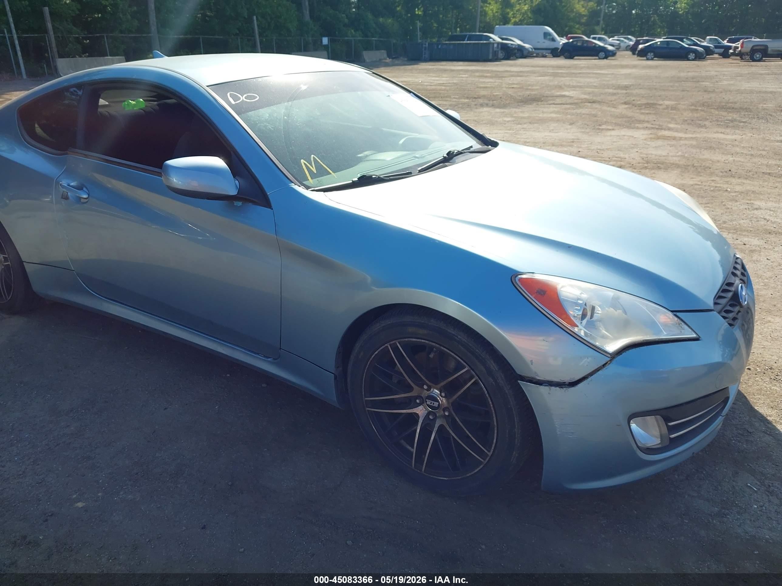 2011 Hyundai Genesis 2.0t Blue vin: KMHHT6KD0BU049266