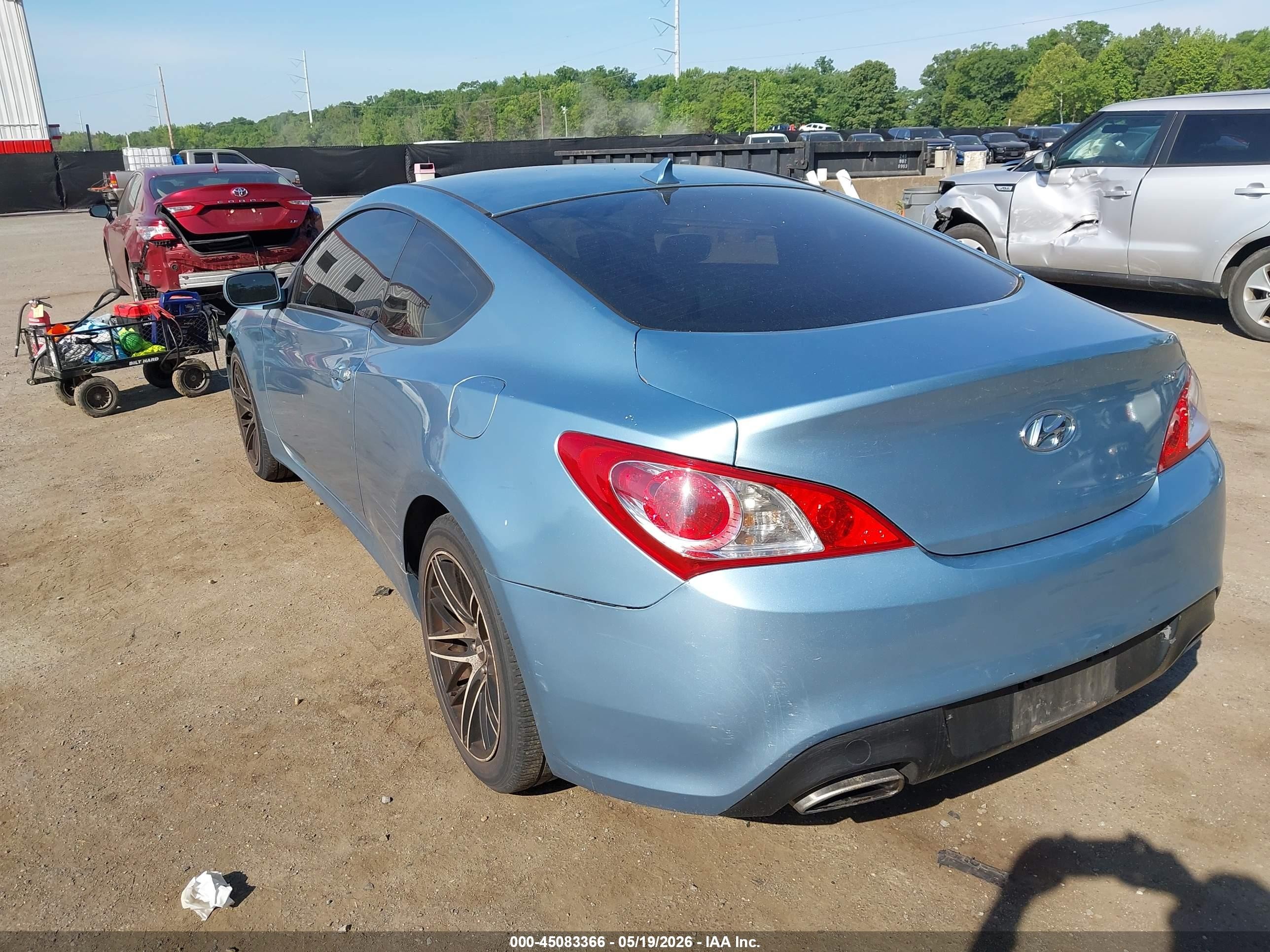 2011 Hyundai Genesis 2.0t Blue vin: KMHHT6KD0BU049266