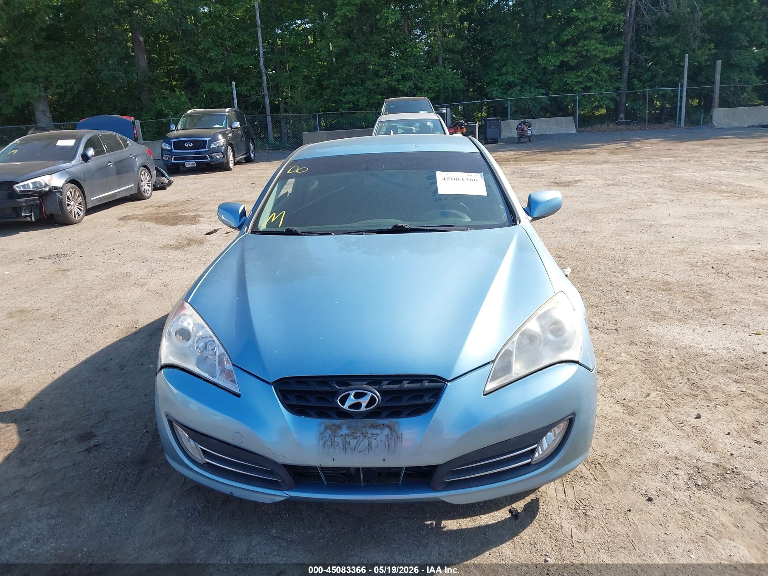 2011 Hyundai Genesis 2.0t Blue vin: KMHHT6KD0BU049266