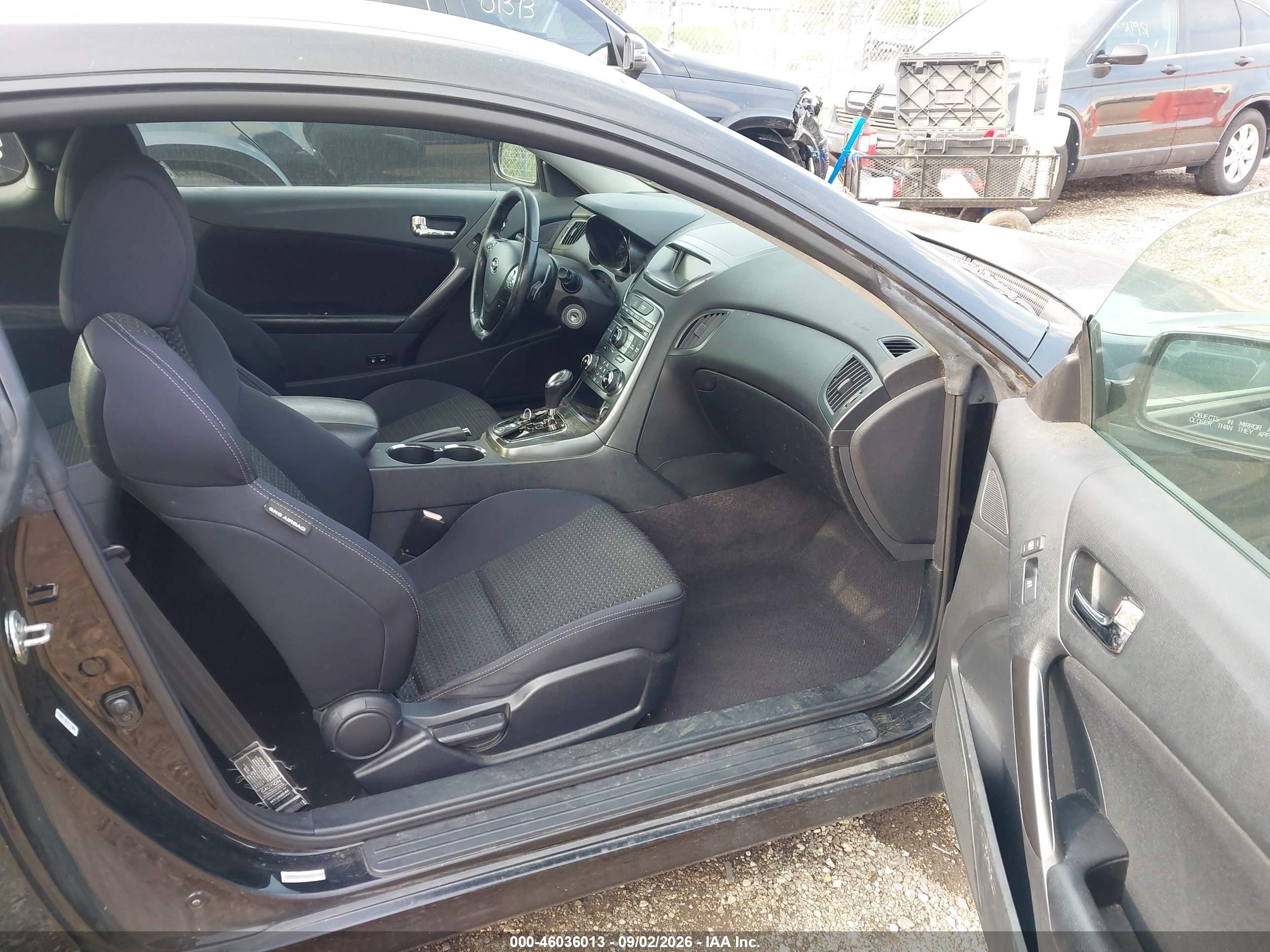 2011 Hyundai Genesis 2.0t Black vin: KMHHT6KD0BU057724