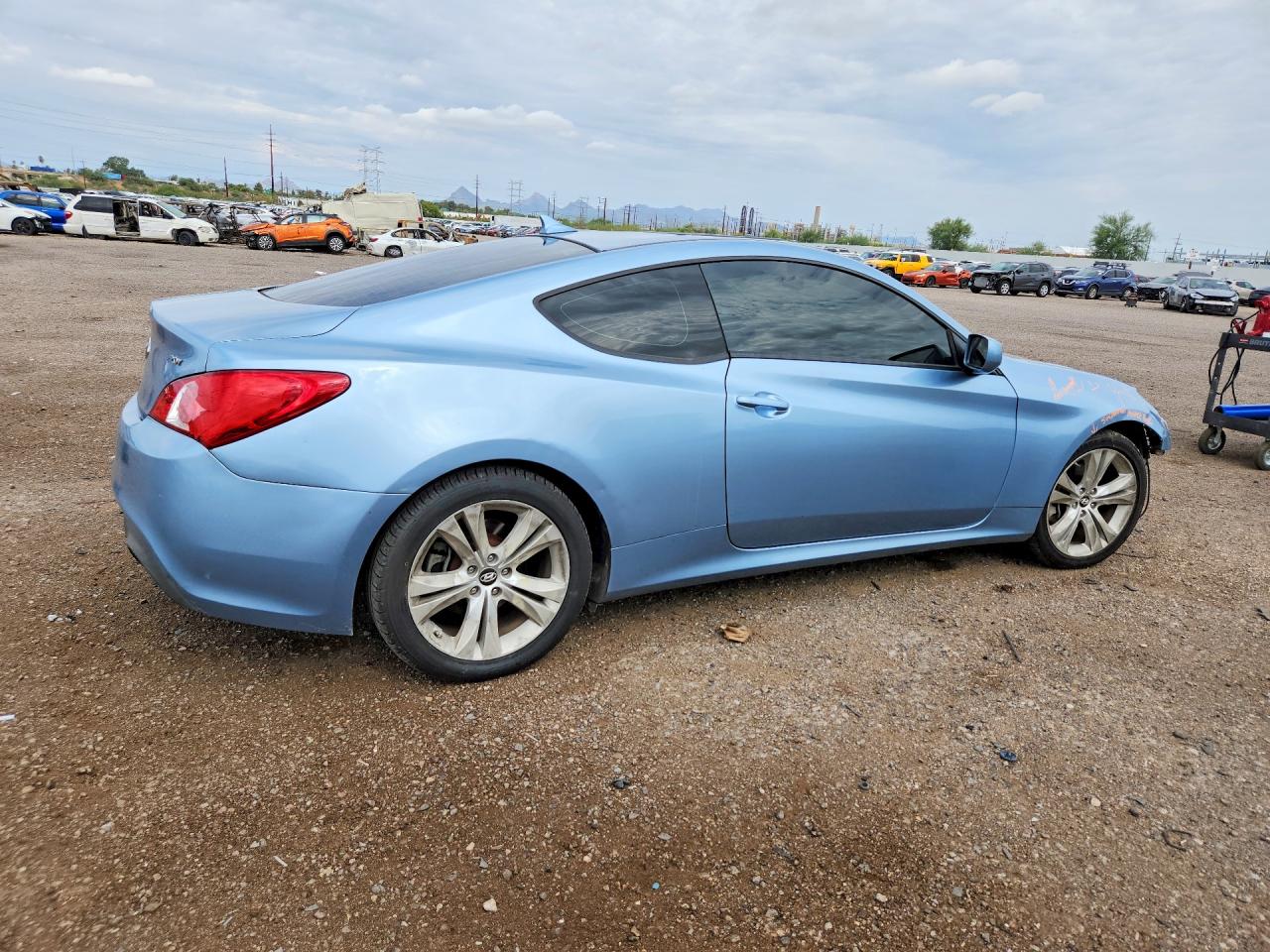2012 Hyundai Genesis Coupe 2.0t Blue vin: KMHHT6KD0CU065968