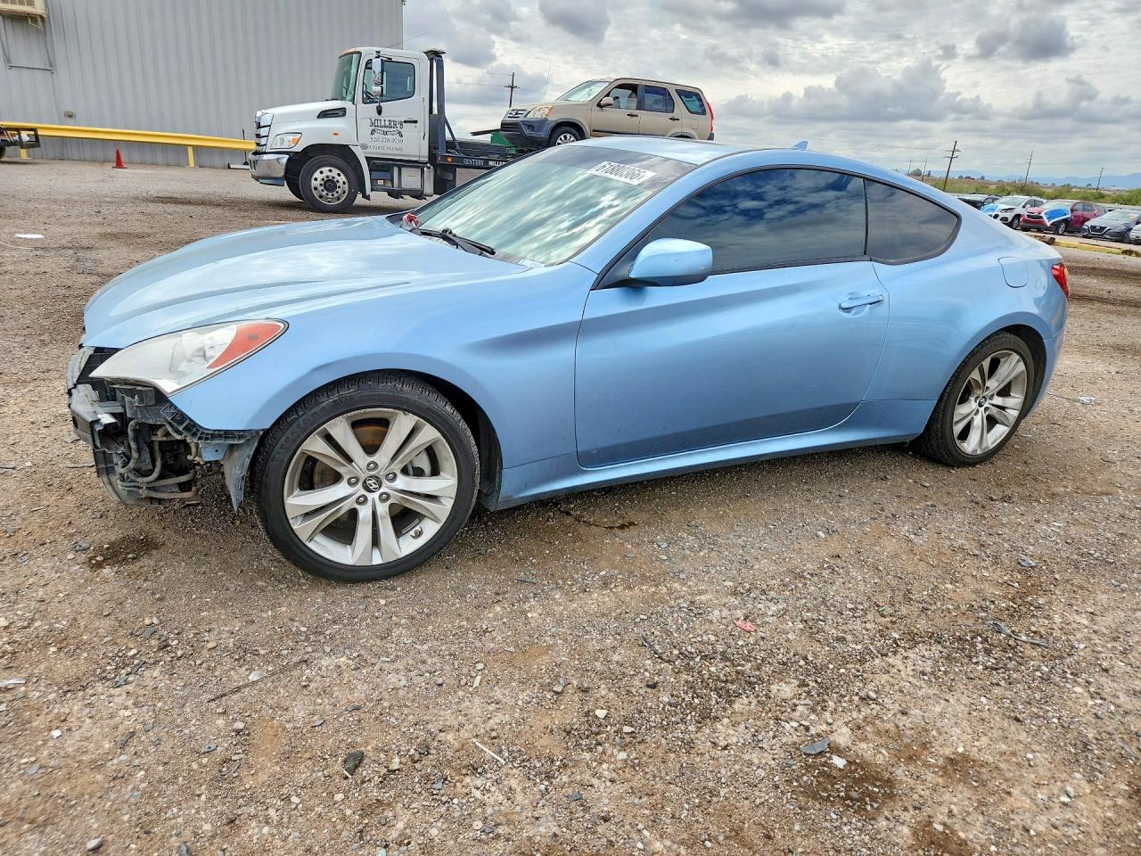 2012 Hyundai Genesis Coupe 2.0t Blue vin: KMHHT6KD0CU065968