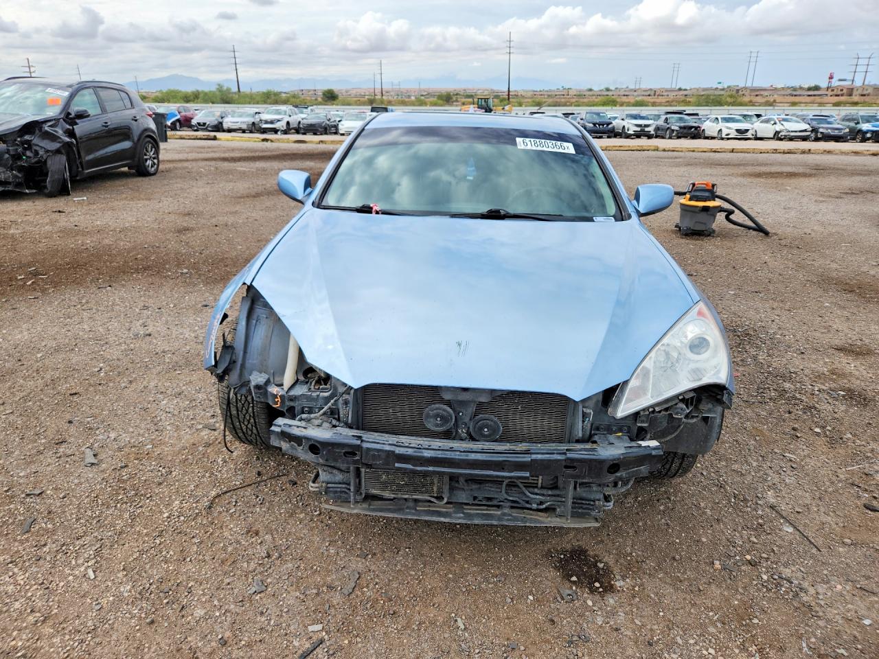 2012 Hyundai Genesis Coupe 2.0t Blue vin: KMHHT6KD0CU065968