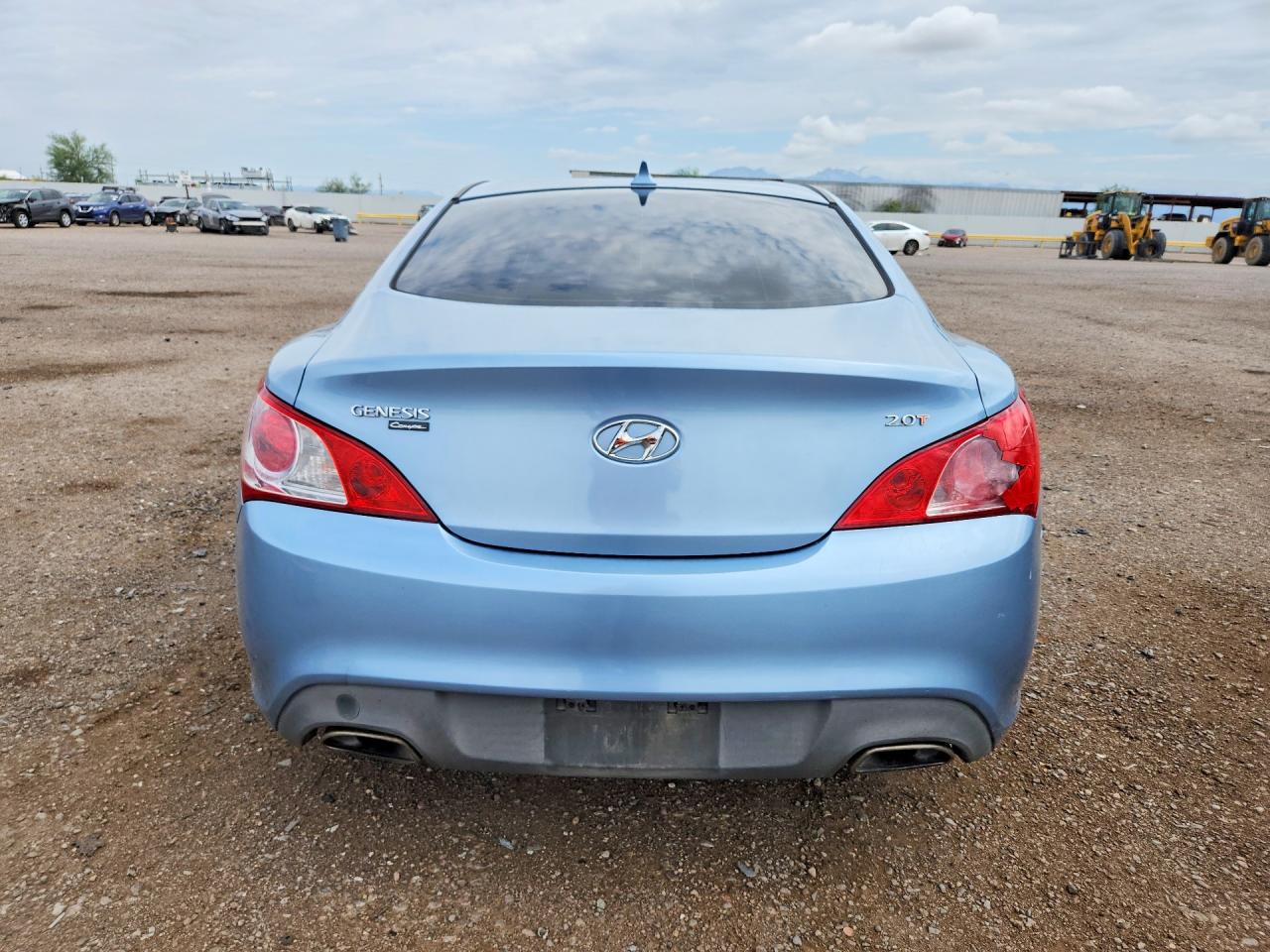 2012 Hyundai Genesis Coupe 2.0t Blue vin: KMHHT6KD0CU065968