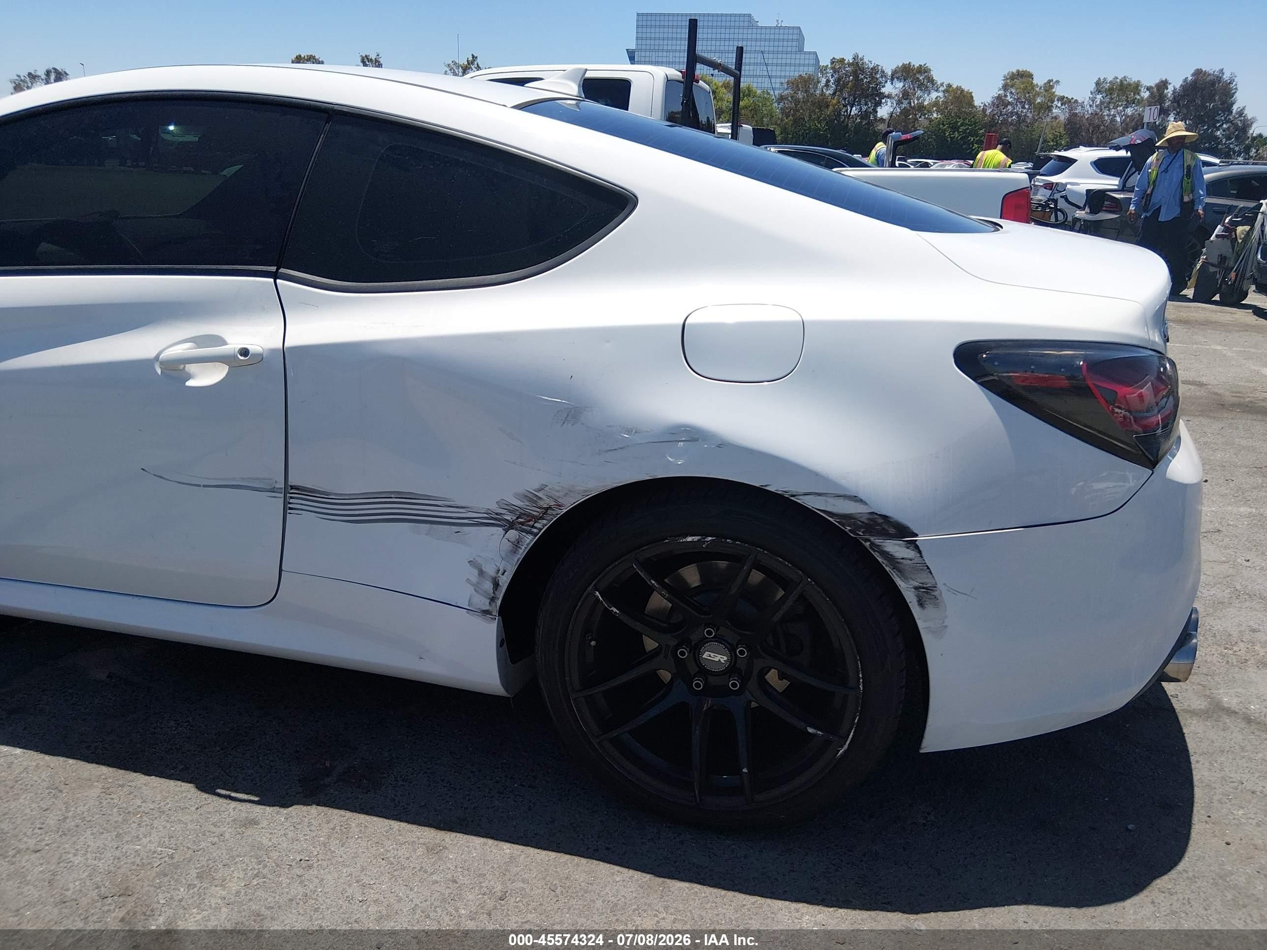 2013 Hyundai Genesis 2.0t Белый vin: KMHHT6KD0DU080908