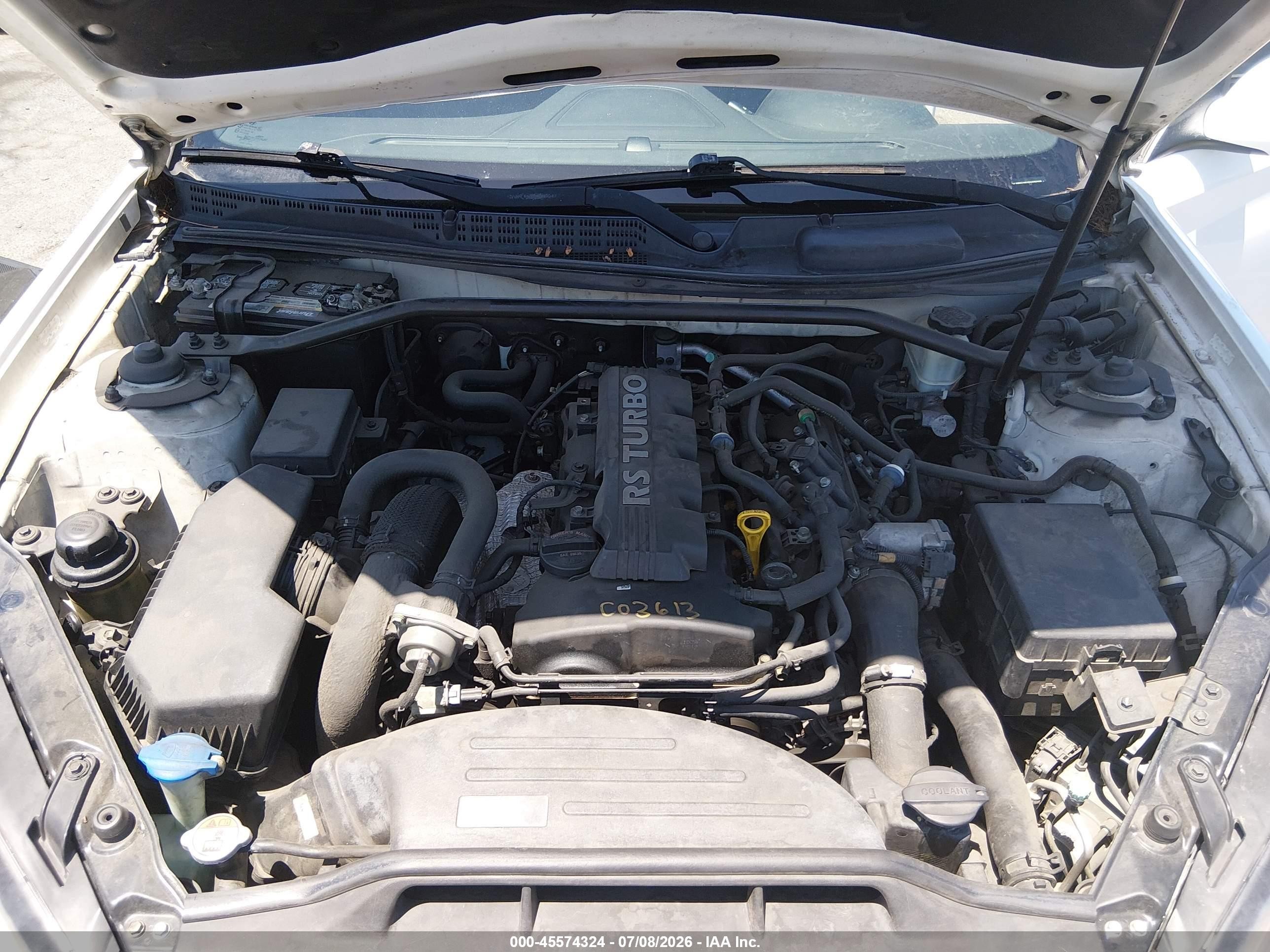 2013 Hyundai Genesis 2.0t Белый vin: KMHHT6KD0DU080908