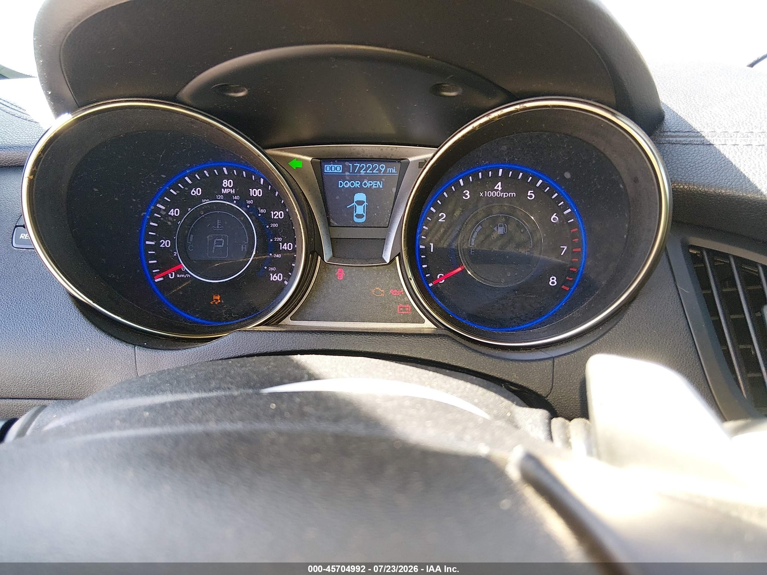 2013 Hyundai Genesis 2.0t Blue vin: KMHHT6KD0DU082271