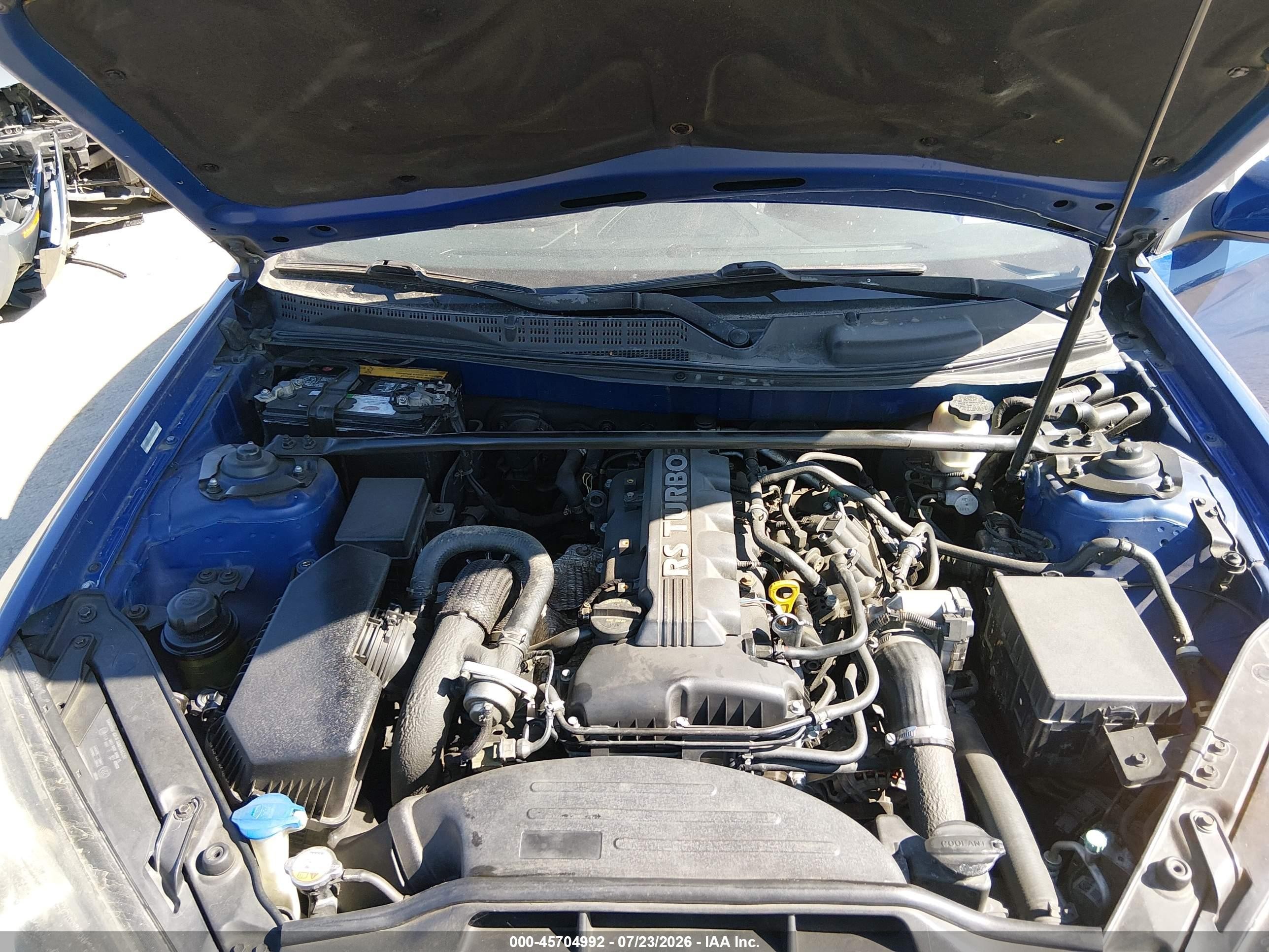 2013 Hyundai Genesis 2.0t Blue vin: KMHHT6KD0DU082271