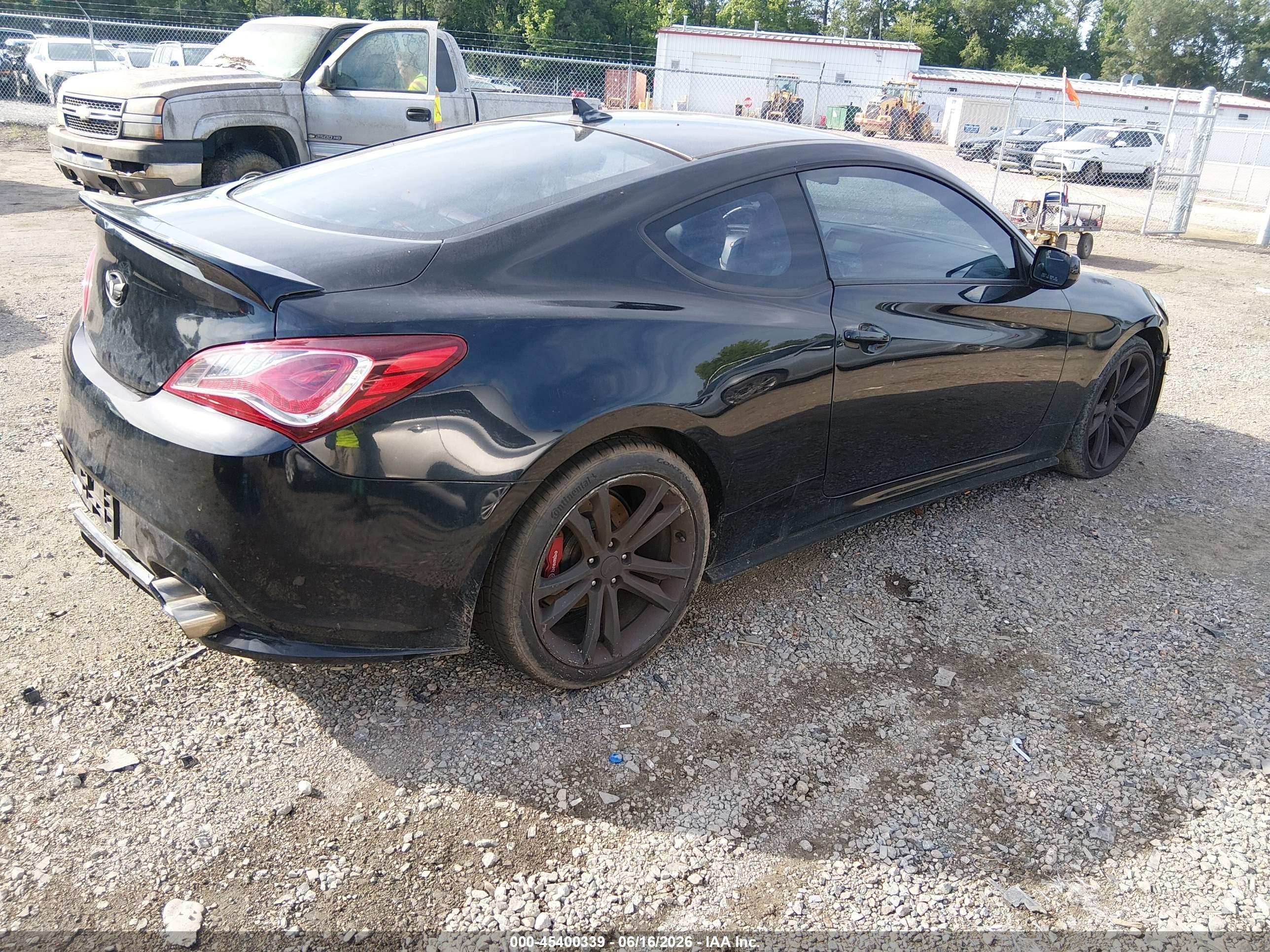 2013 Hyundai Genesis 2.0t Black vin: KMHHT6KD0DU082562