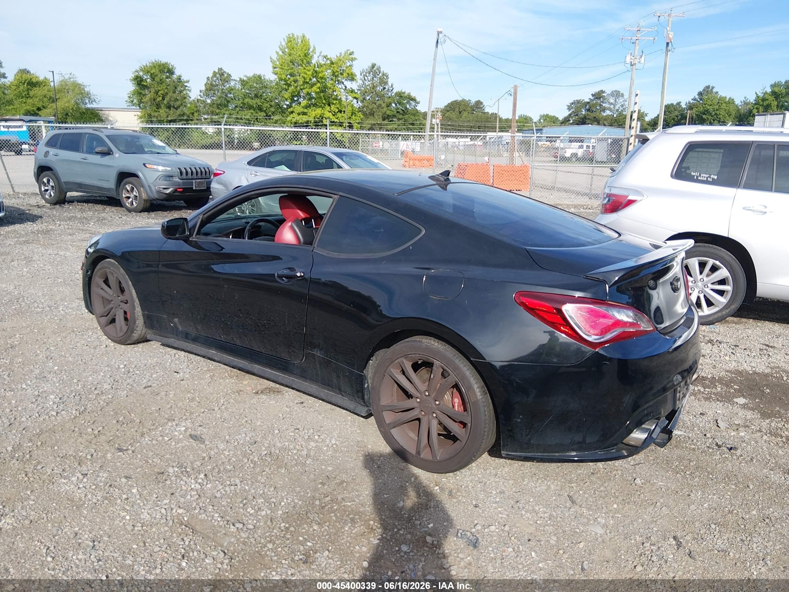 2013 Hyundai Genesis 2.0t Black vin: KMHHT6KD0DU082562