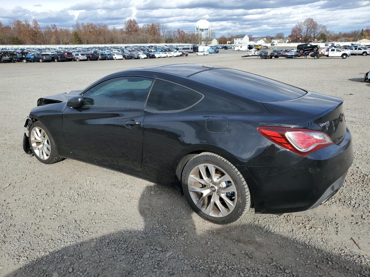 2013 Hyundai Genesis Coupe 2.0t Premium Черный vin: KMHHT6KD0DU087633