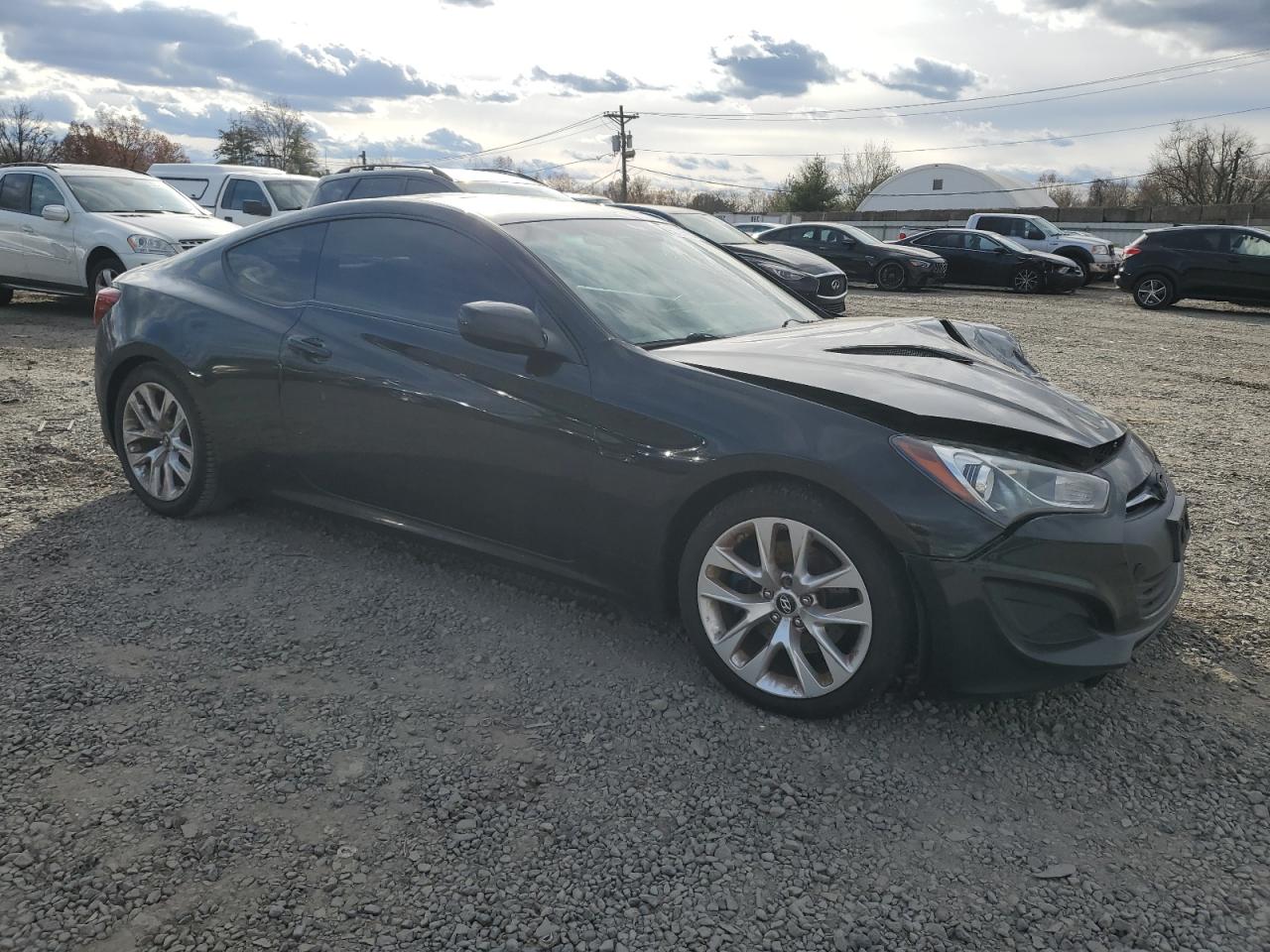 2013 Hyundai Genesis Coupe 2.0t Premium Черный vin: KMHHT6KD0DU087633