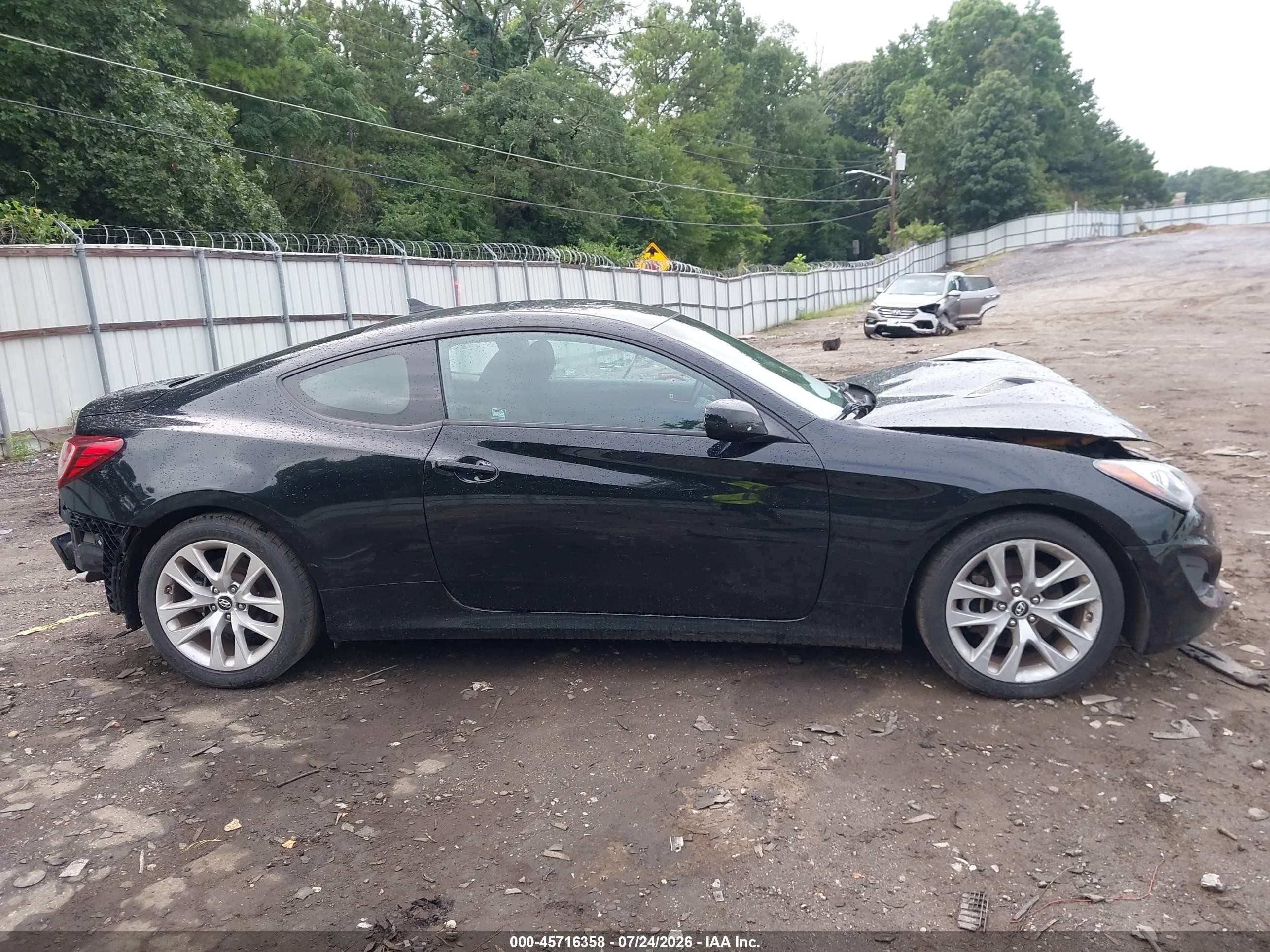 2013 Hyundai Genesis 2.0t Black vin: KMHHT6KD0DU092301