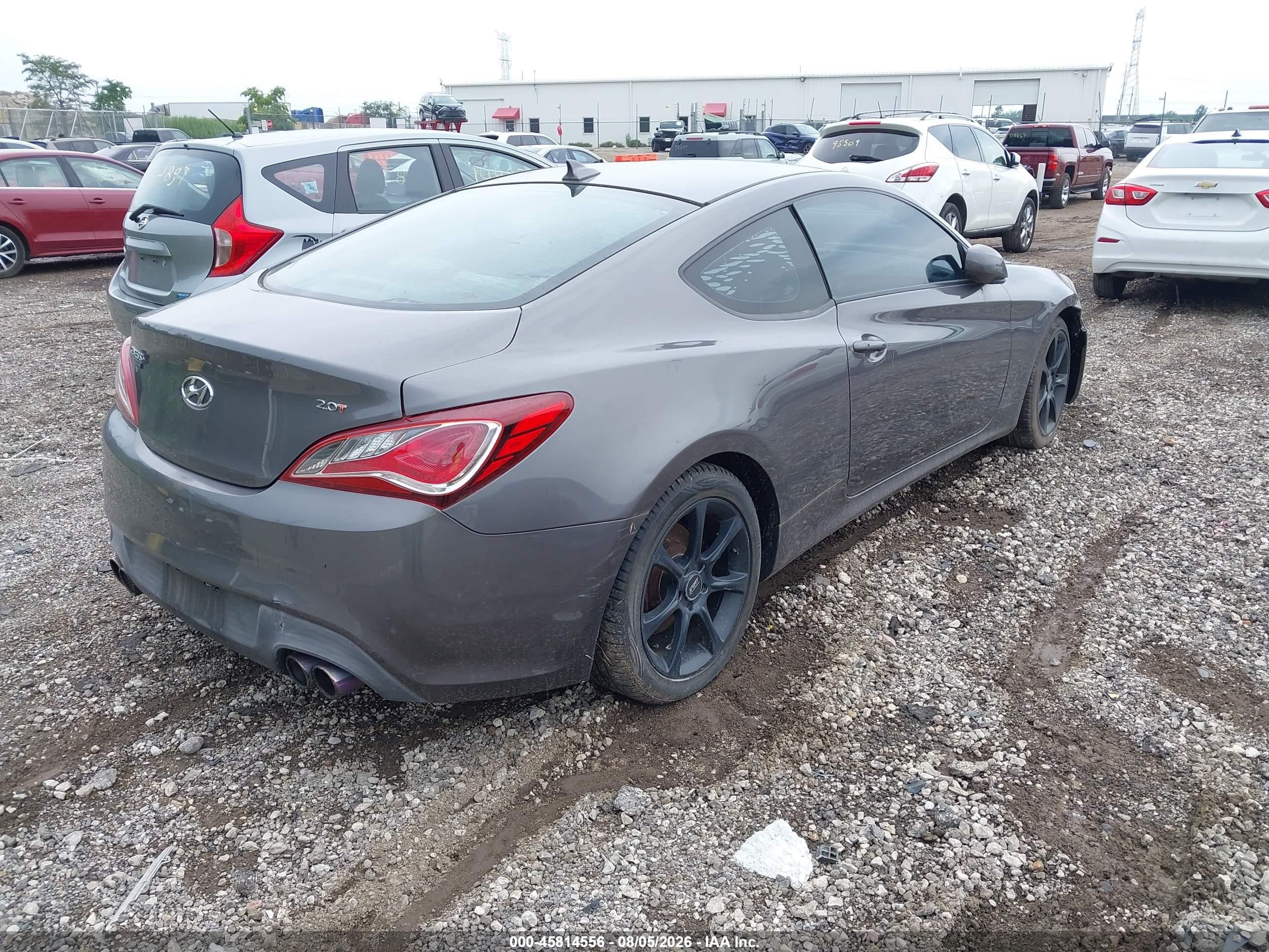 2013 Hyundai Genesis 2.0t Premium Silver vin: KMHHT6KD0DU097093