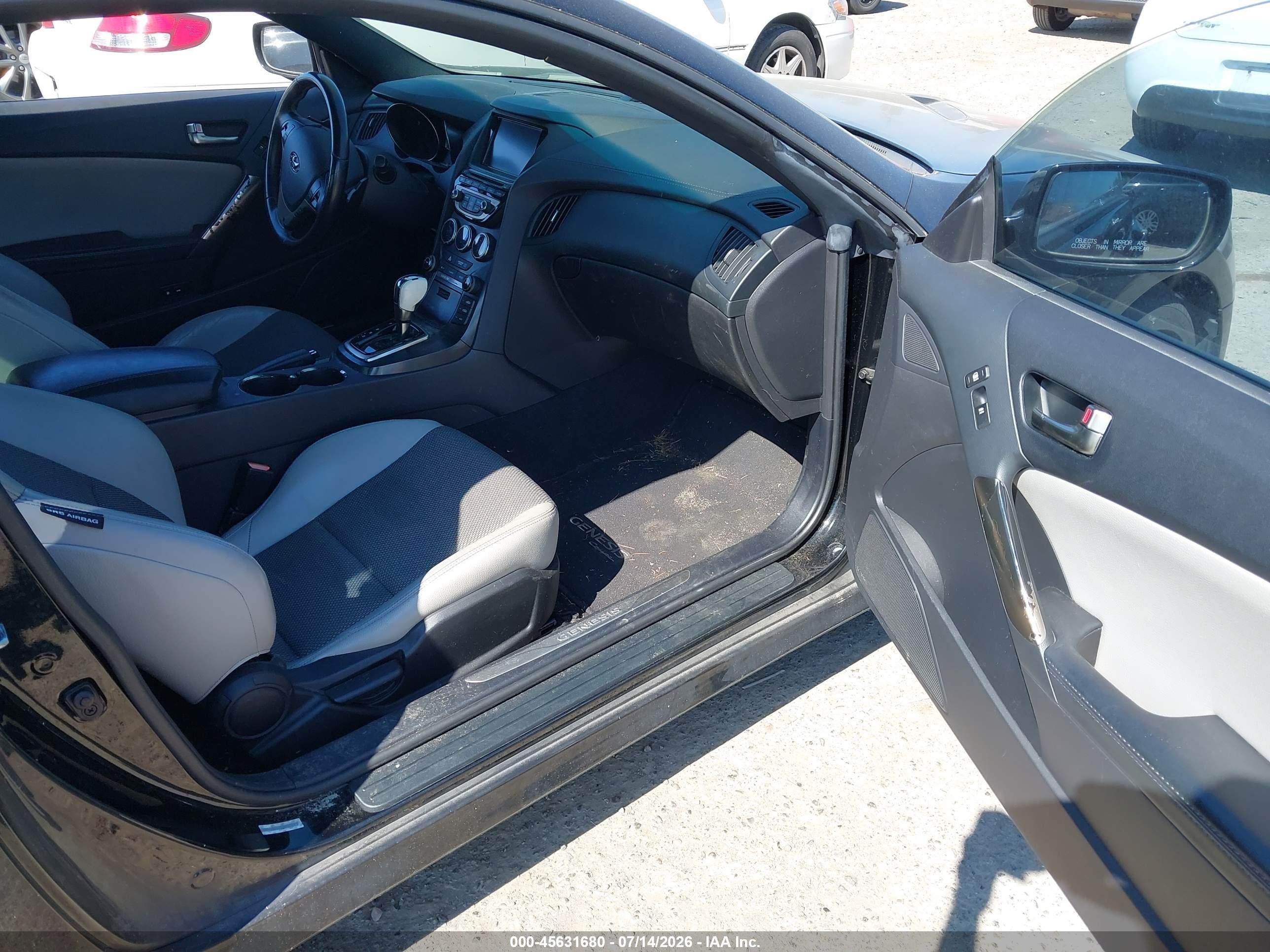 2013 Hyundai Genesis 2.0t Premium Black vin: KMHHT6KD0DU099443