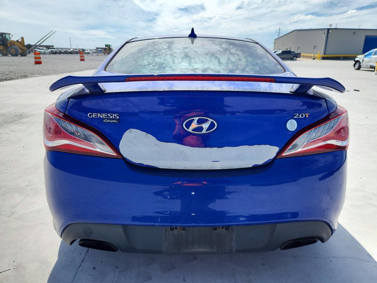 2013 Hyundai Genesis Coupe 2.0t Синий vin: KMHHT6KD0DU099989