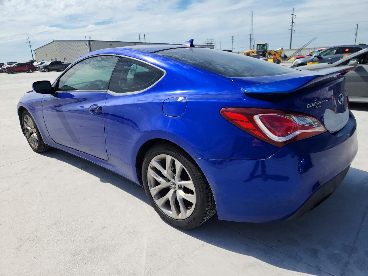 2013 Hyundai Genesis Coupe 2.0t Синий vin: KMHHT6KD0DU099989
