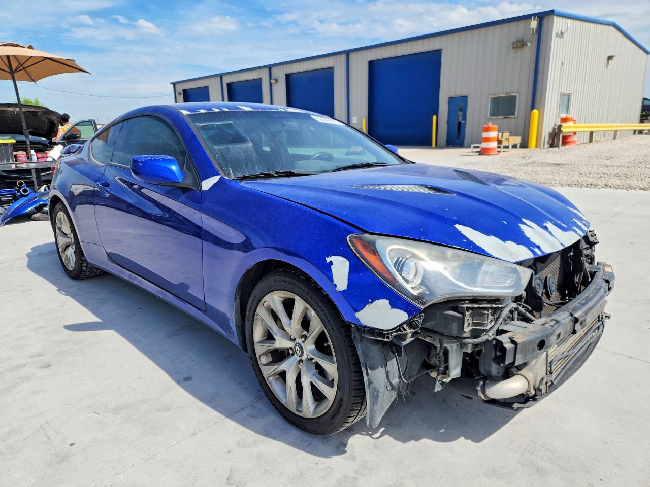 2013 Hyundai Genesis Coupe 2.0t Синий vin: KMHHT6KD0DU099989