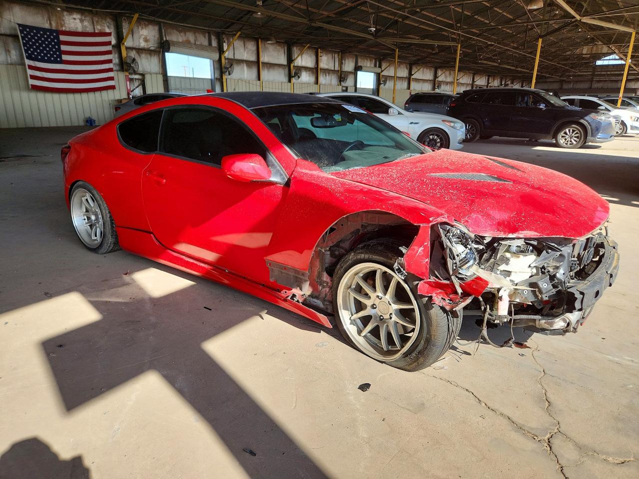 2014 Hyundai Genesis Coupe 2.0t Red vin: KMHHT6KD0EU121653