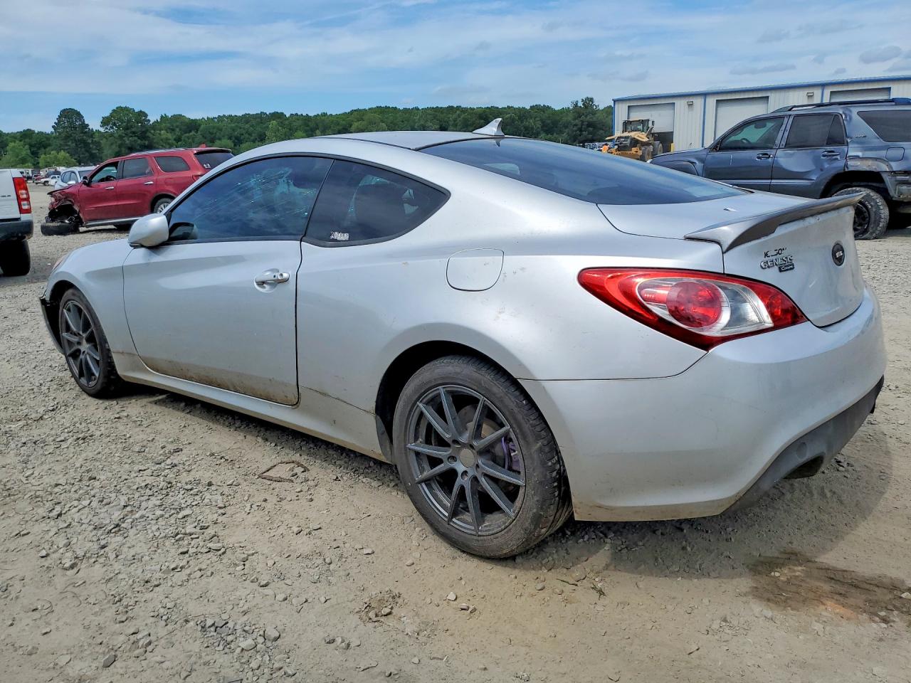 2010 Hyundai Genesis Coupe 2.0t Silver vin: KMHHT6KD1AU021183