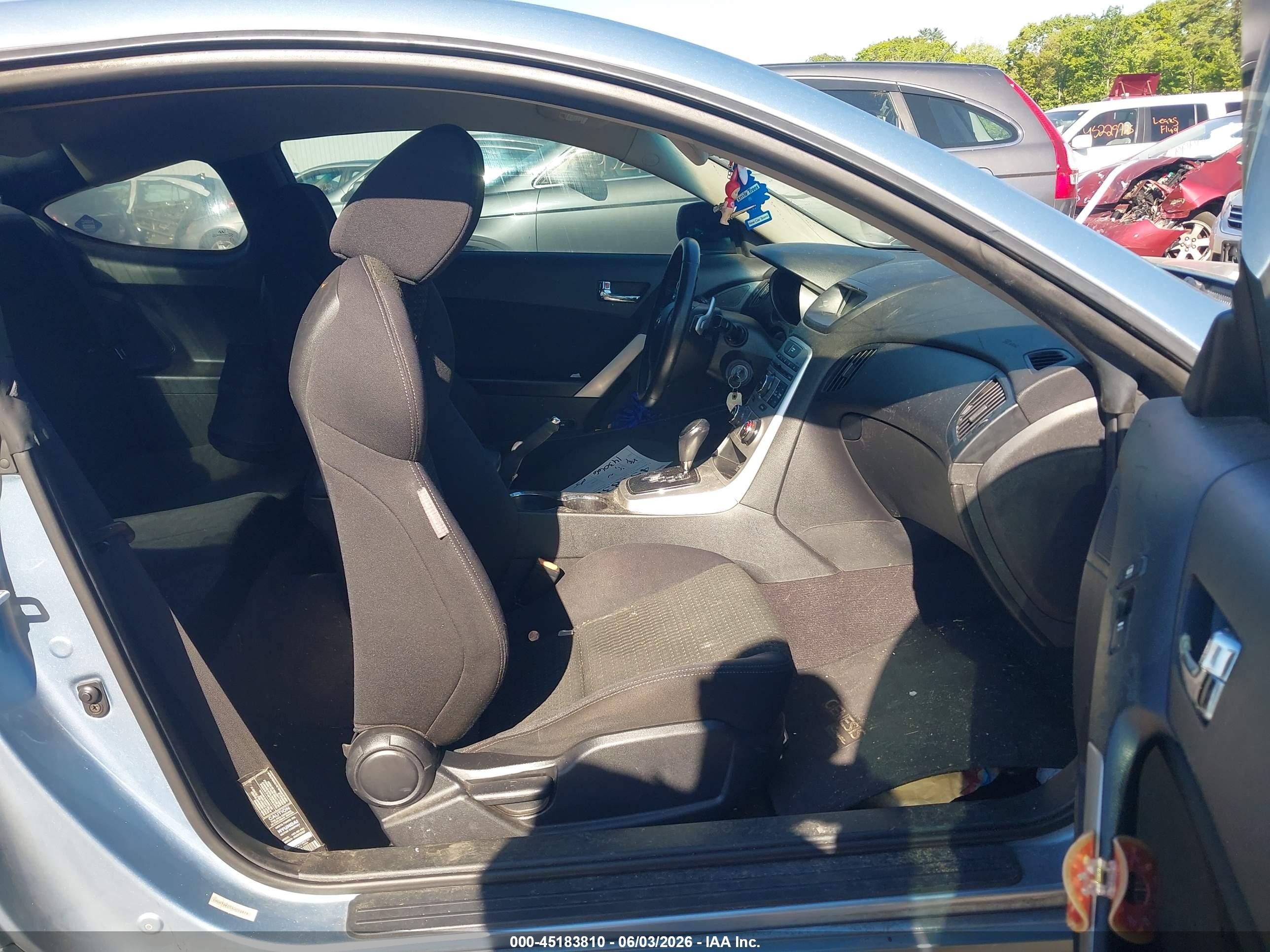 2010 Hyundai Genesis 2.0t Light Blue vin: KMHHT6KD1AU030479