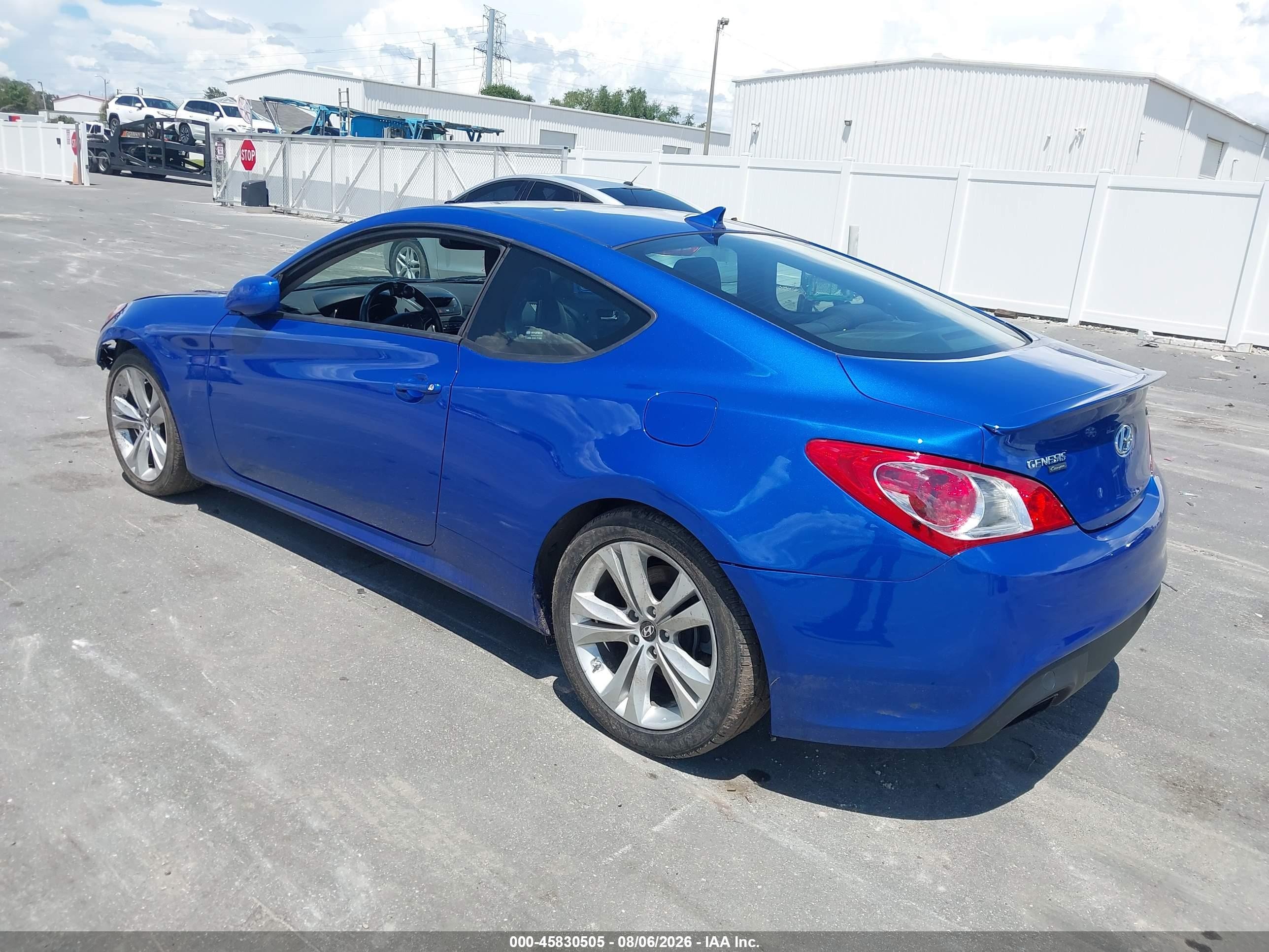 2011 Hyundai Genesis 2.0t Premium Blue vin: KMHHT6KD1BU049194