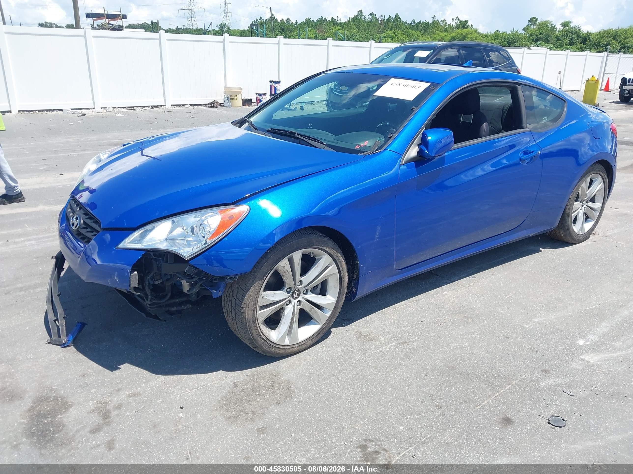 2011 Hyundai Genesis 2.0t Premium Blue vin: KMHHT6KD1BU049194