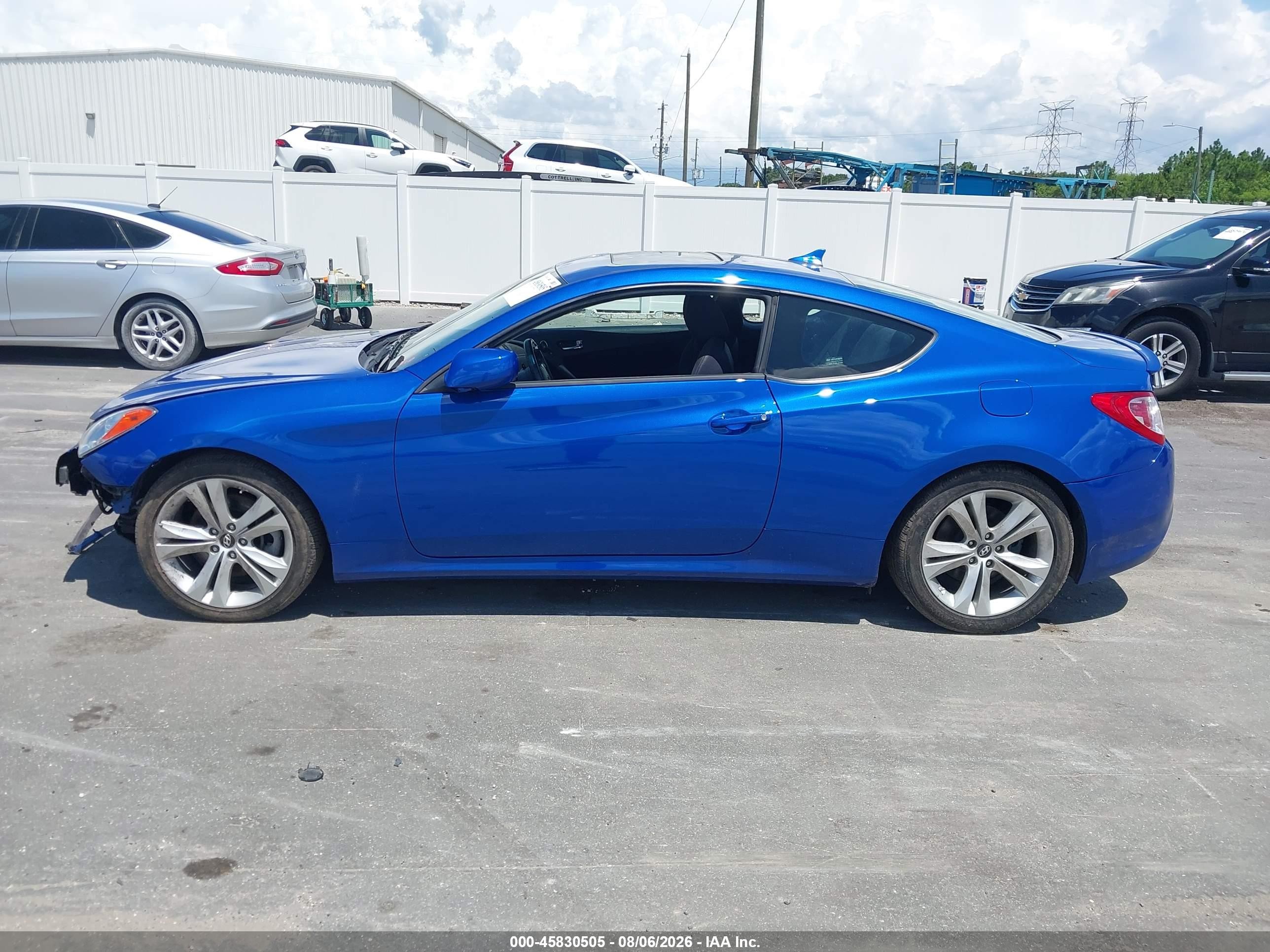2011 Hyundai Genesis 2.0t Premium Blue vin: KMHHT6KD1BU049194