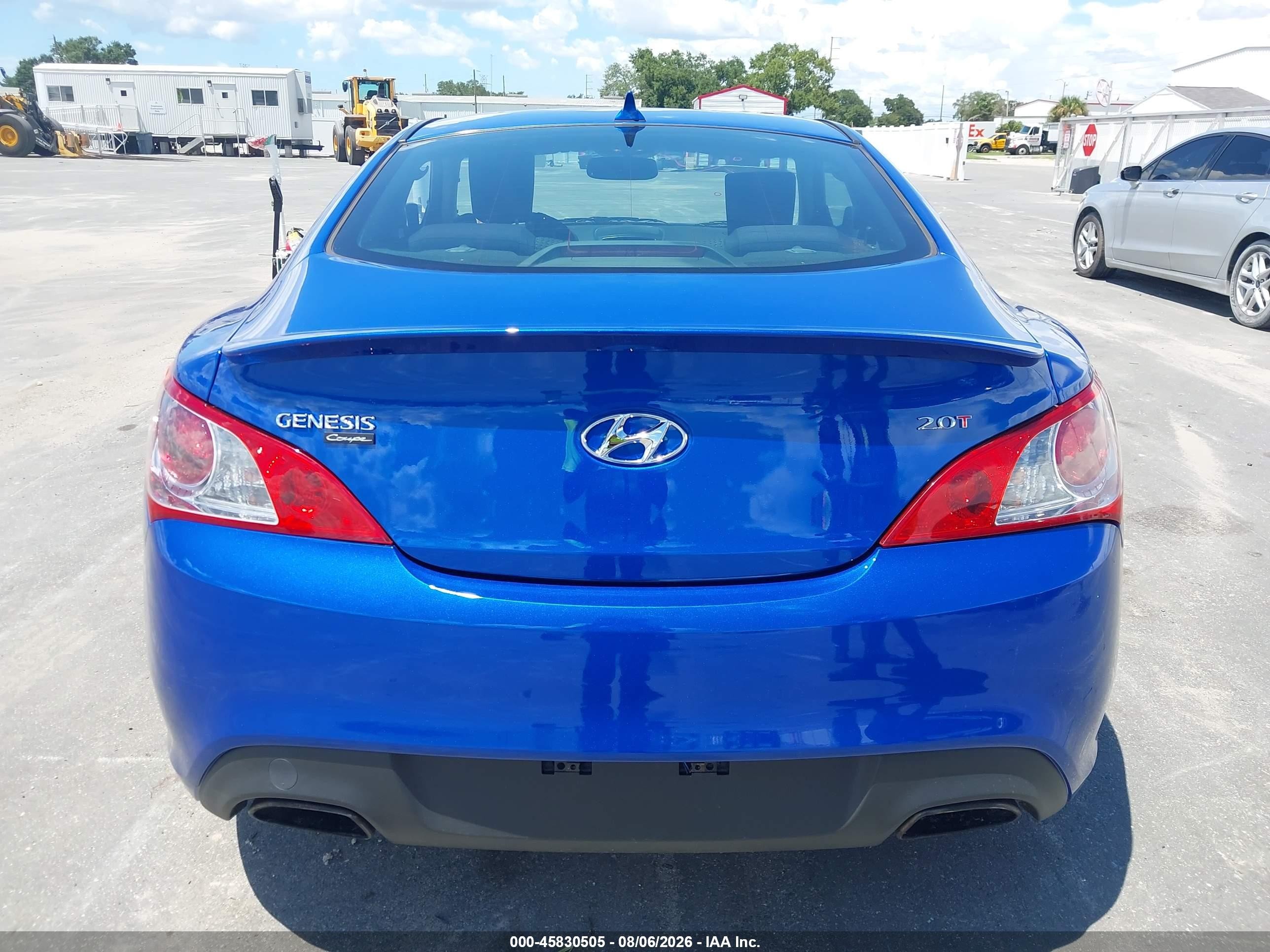 2011 Hyundai Genesis 2.0t Premium Blue vin: KMHHT6KD1BU049194