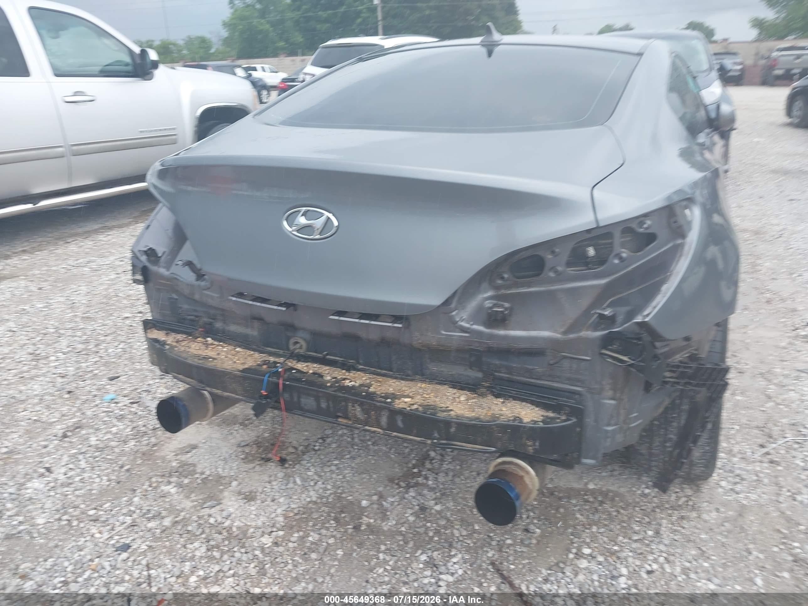 2011 Hyundai Genesis 2.0t Gray vin: KMHHT6KD1BU064469