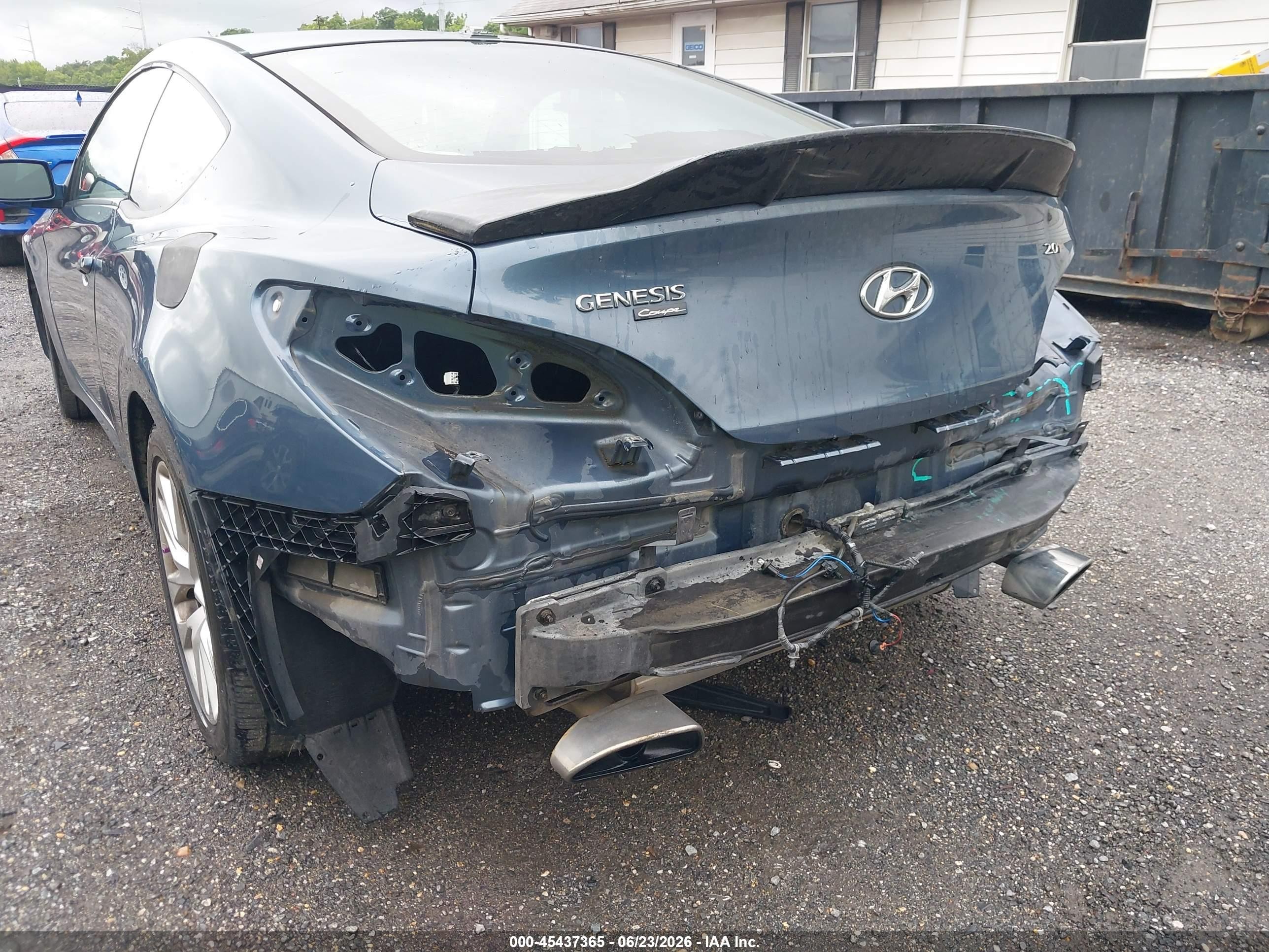 2013 Hyundai Genesis 2.0t Premium Blue vin: KMHHT6KD1DU095370