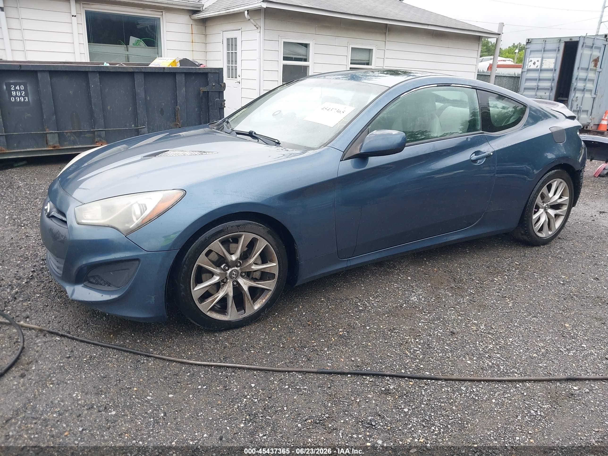 2013 Hyundai Genesis 2.0t Premium Blue vin: KMHHT6KD1DU095370