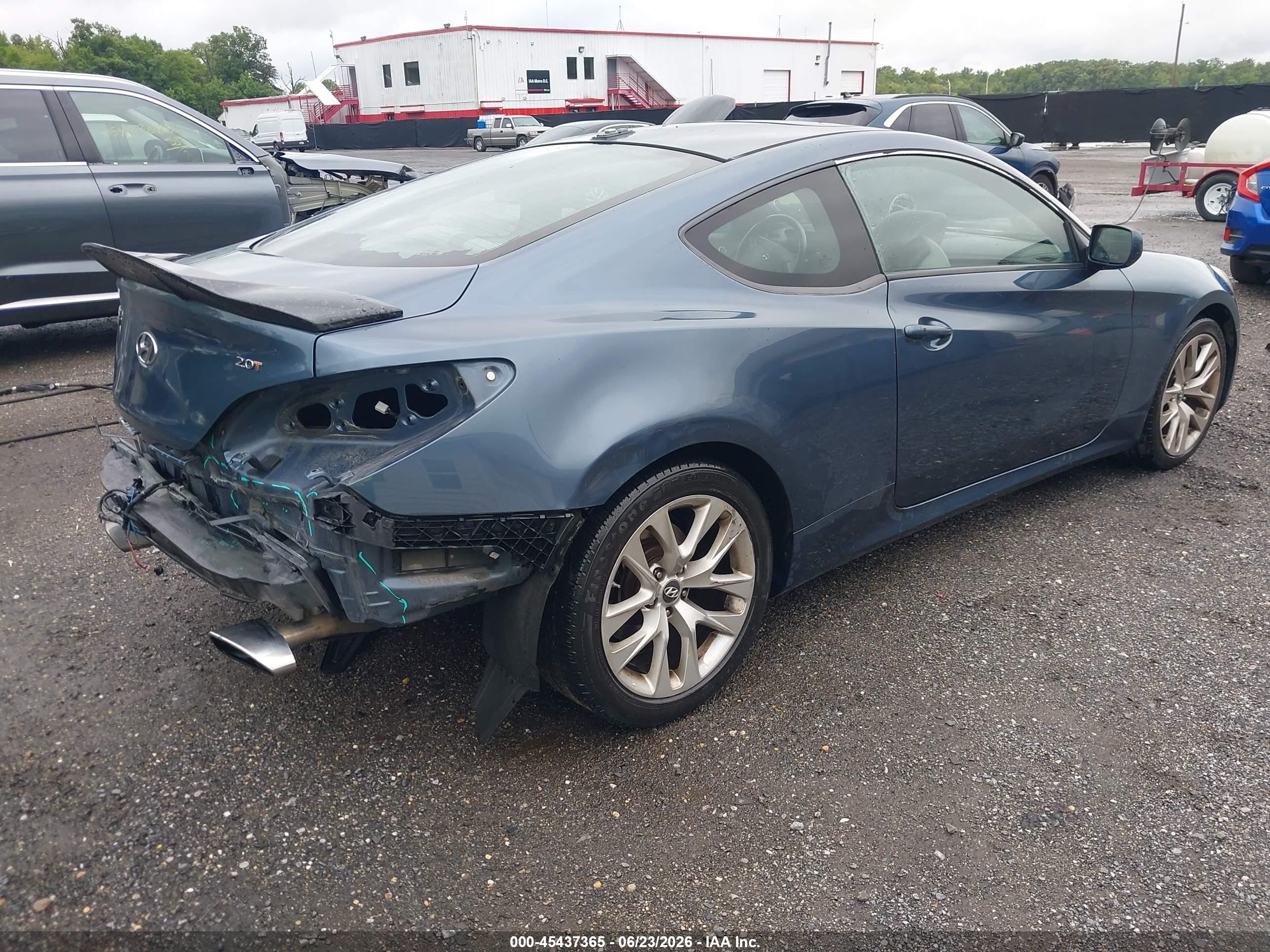 2013 Hyundai Genesis 2.0t Premium Blue vin: KMHHT6KD1DU095370
